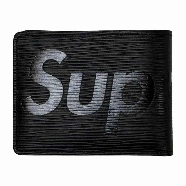Louis Vuitton x Supreme Slender Wallet Epi Black