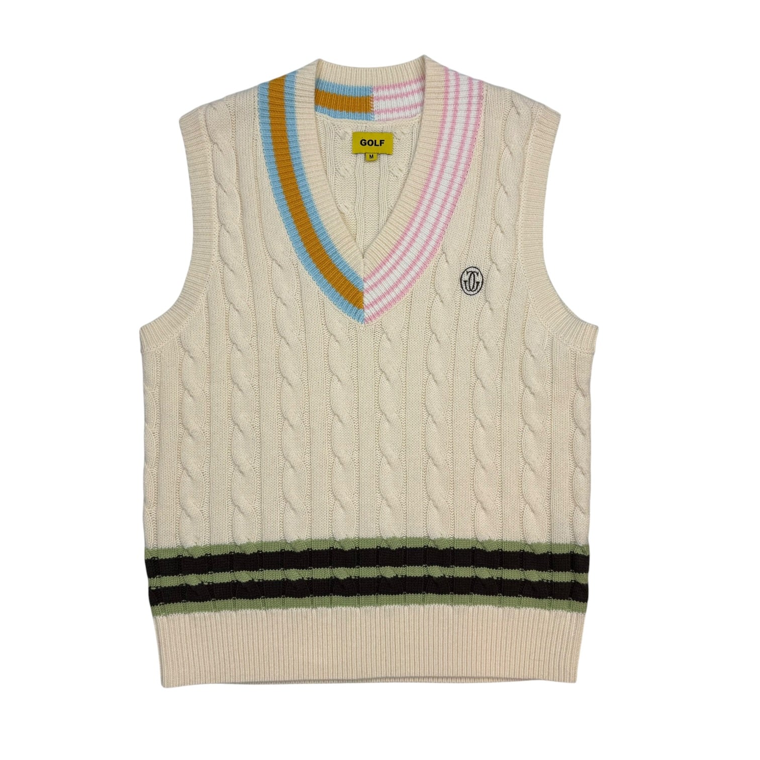 Golf Wang Sweater Vest White/Green