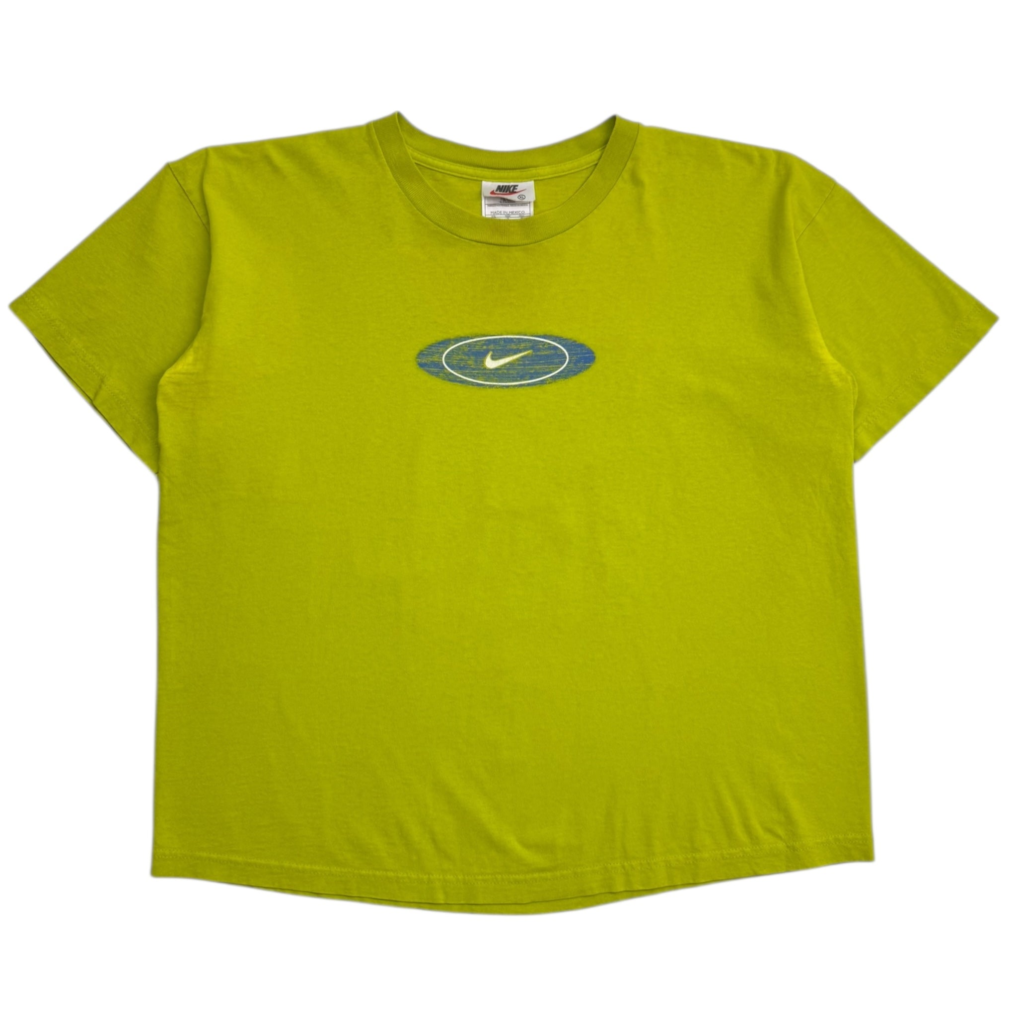 Vintage 90s Nike T-Shirt Highlighter Lime