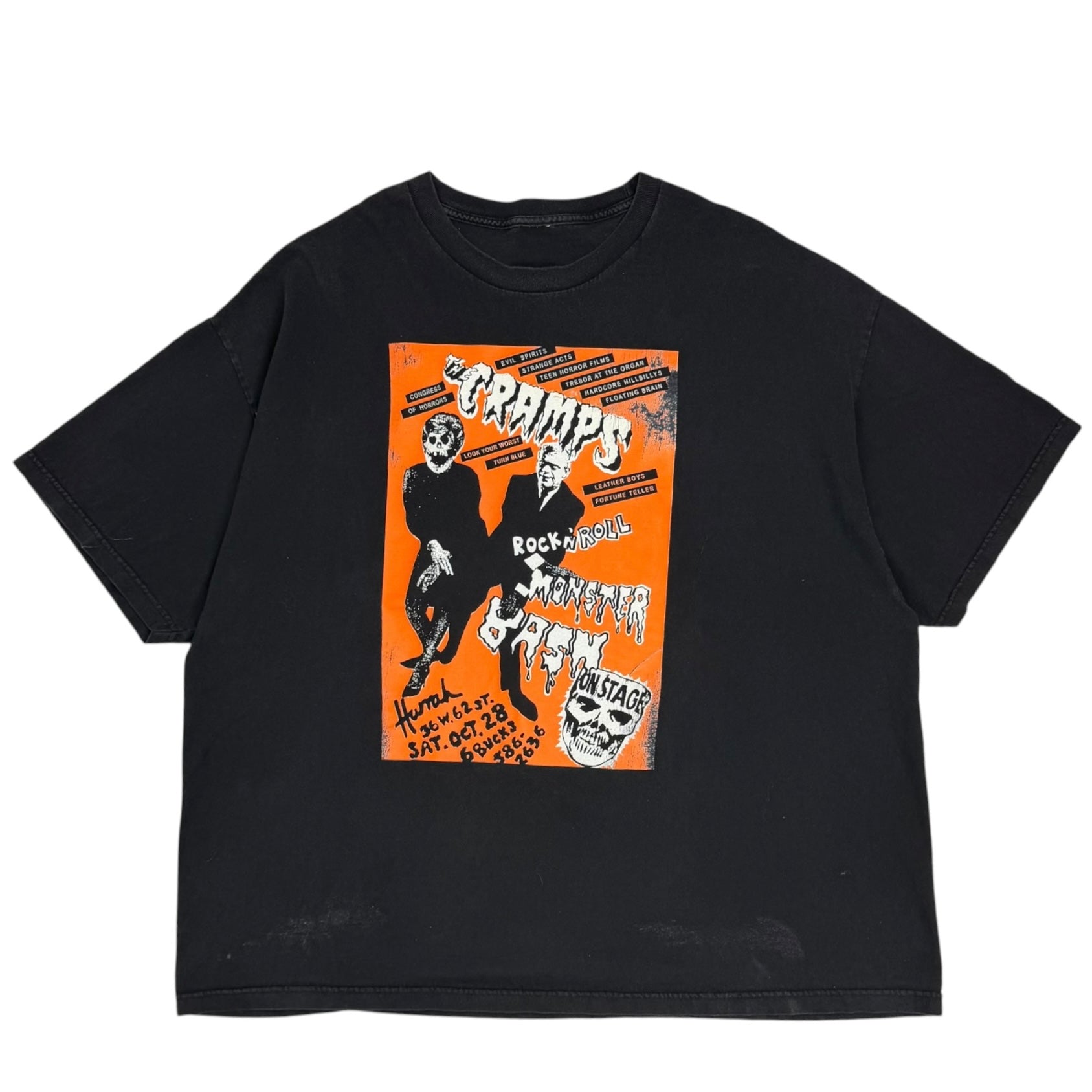 Vintage The Cramps Rock N Roll Monster Bash Tee Black