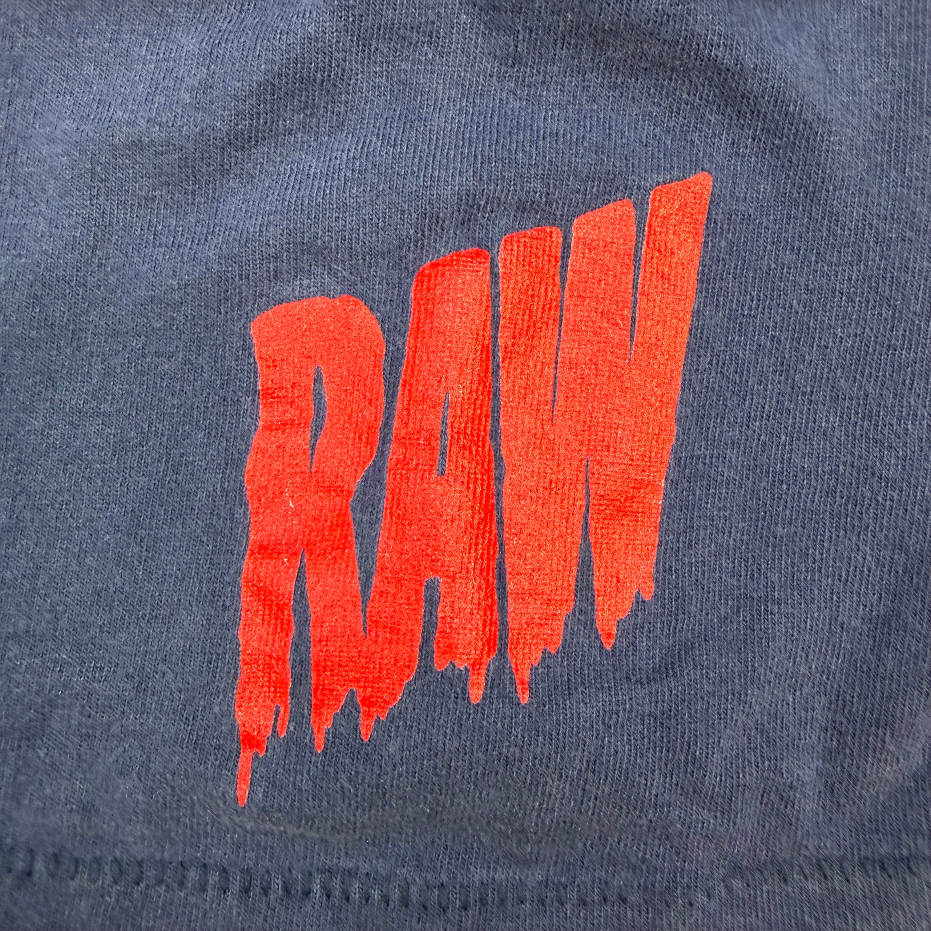 1997 Raw Couple Comic Style Tee Navy