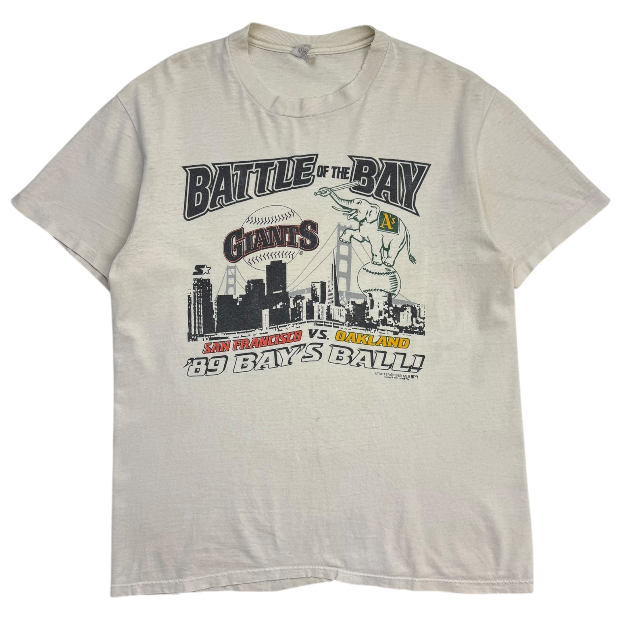 1989 Oakland A's VS San Francisco Giants MLB T-Shirt