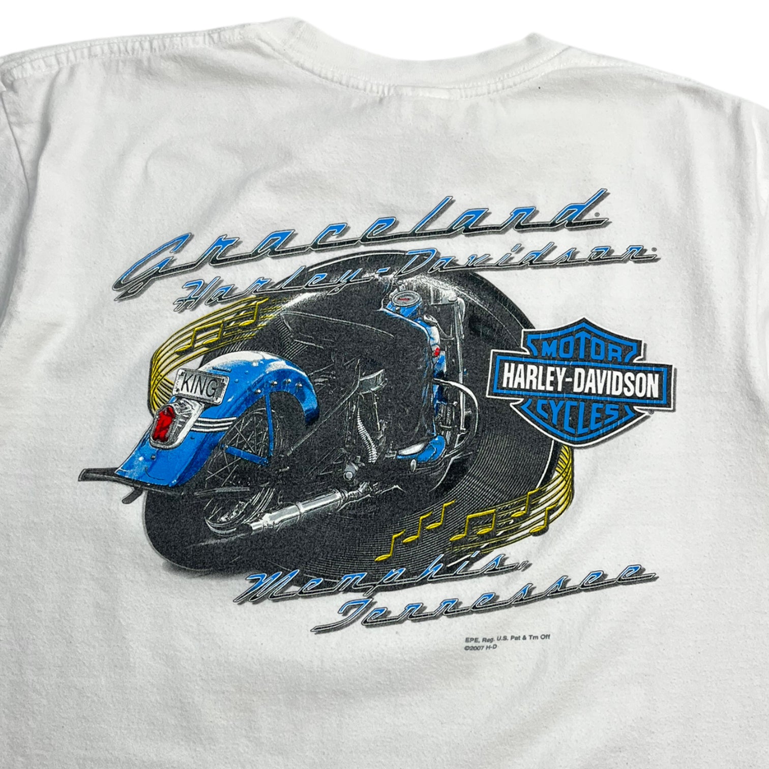 2011 Graceland Harley Davidson Elvis T-Shirt