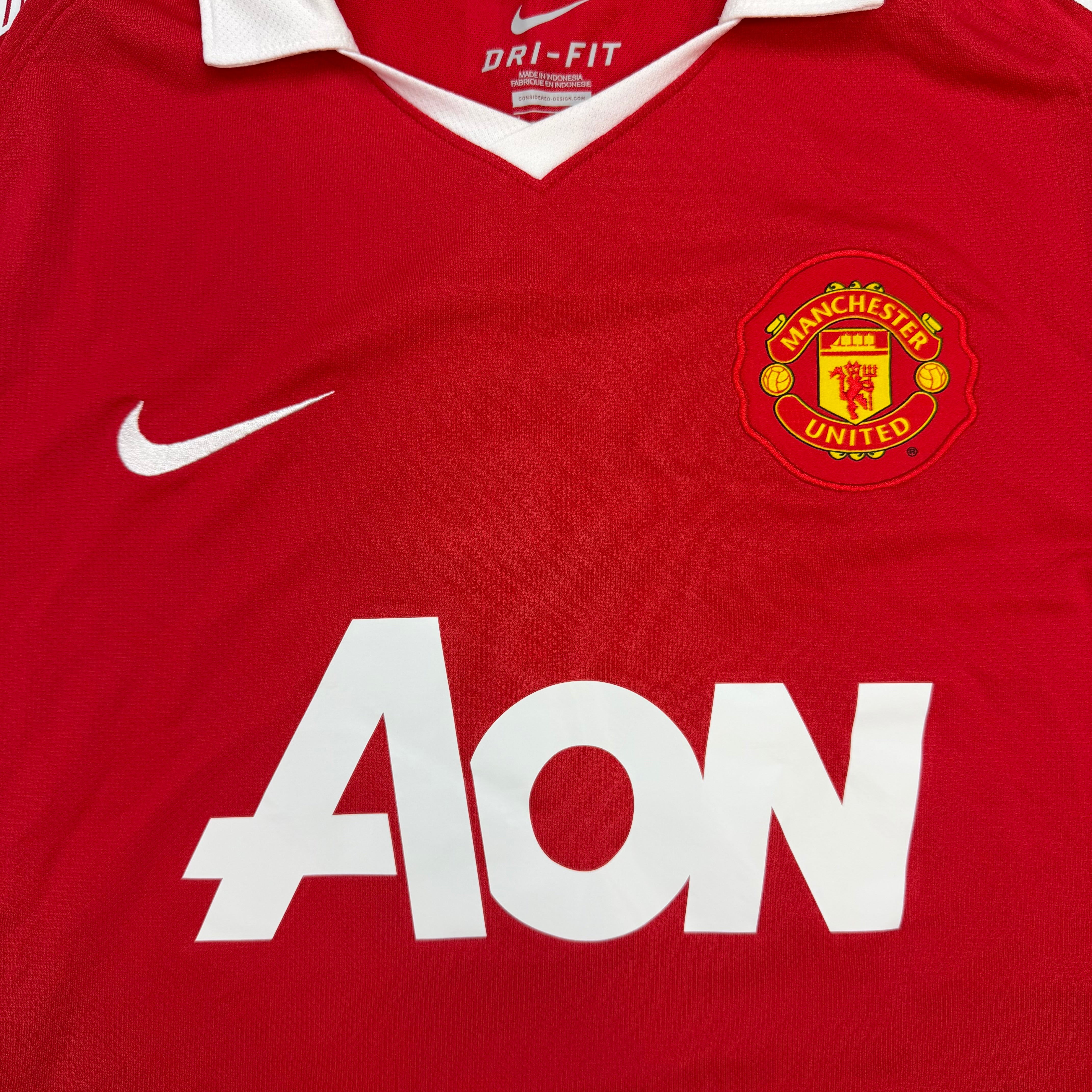 2010-11 Nike Wayne Rooney Manchester United Home Jersey Red