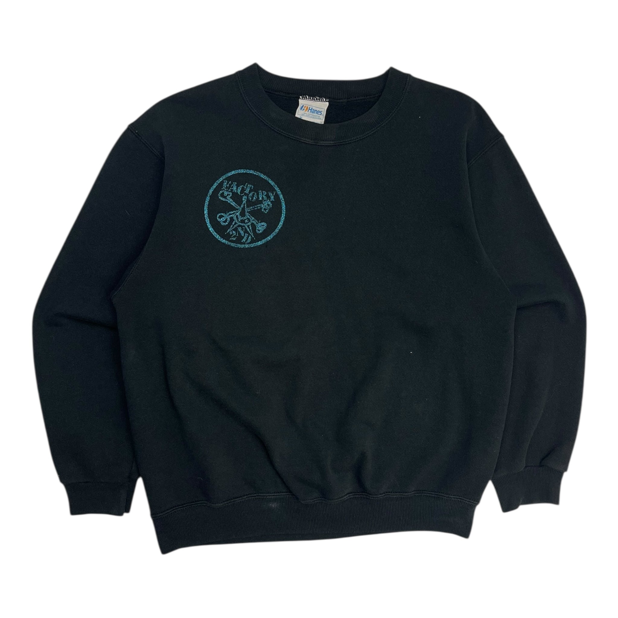 Vintage Powell Peralta Factory 2nd Skate Crewneck Black