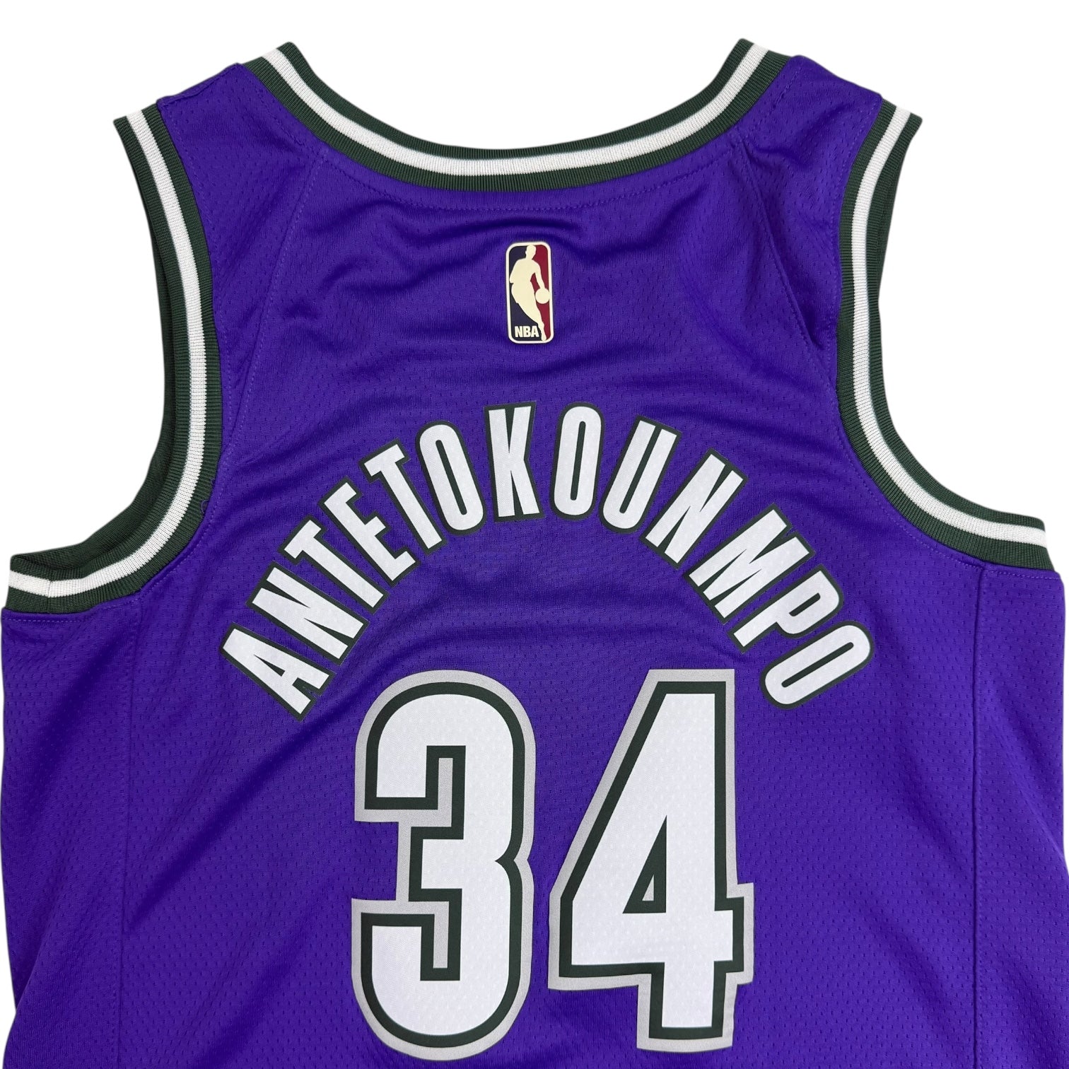 Nike Milwaukee Bucks Giannis Antetokounmpo Classic Jersey Purple