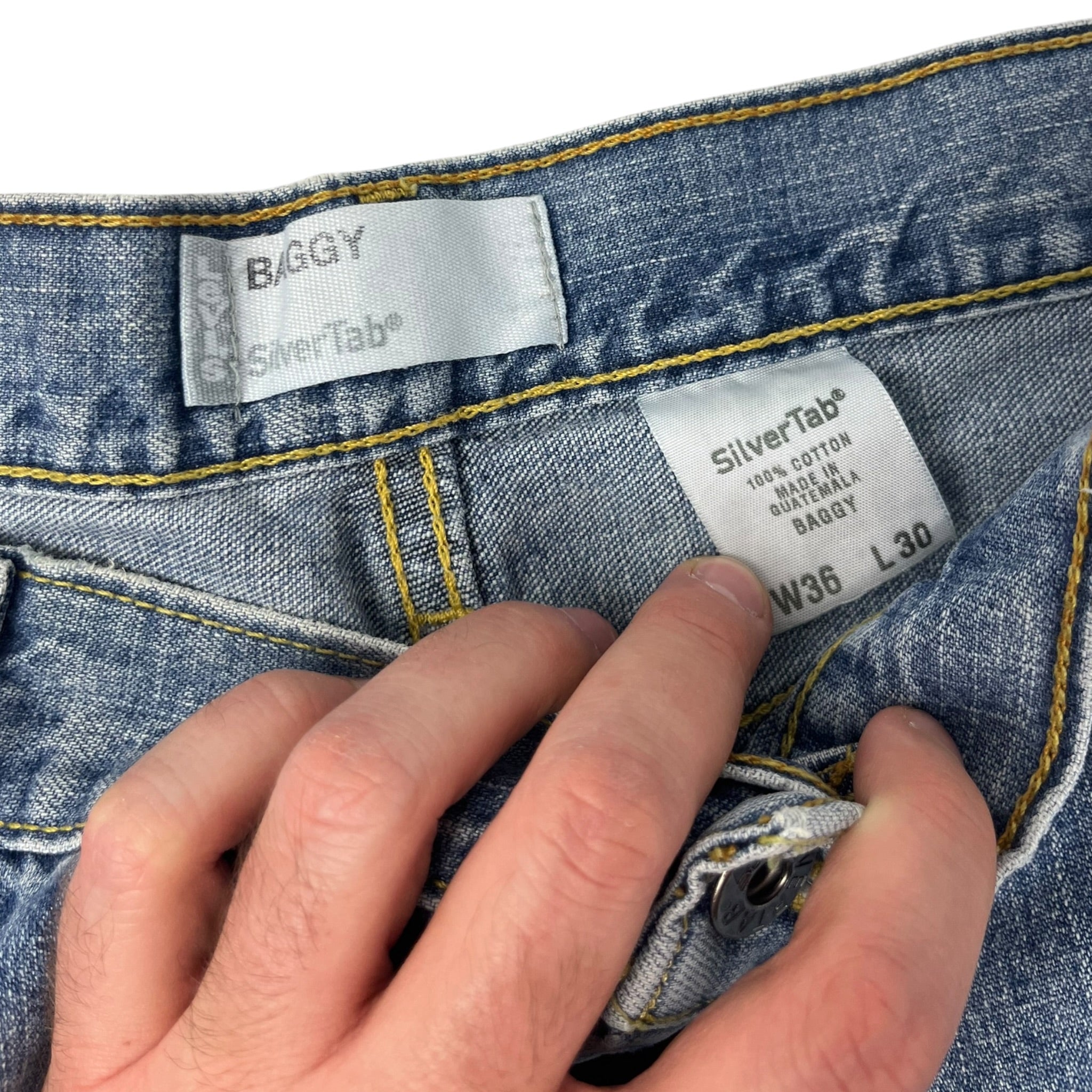 Vintage Levis Silvertab Baggy Light Wash Denim
