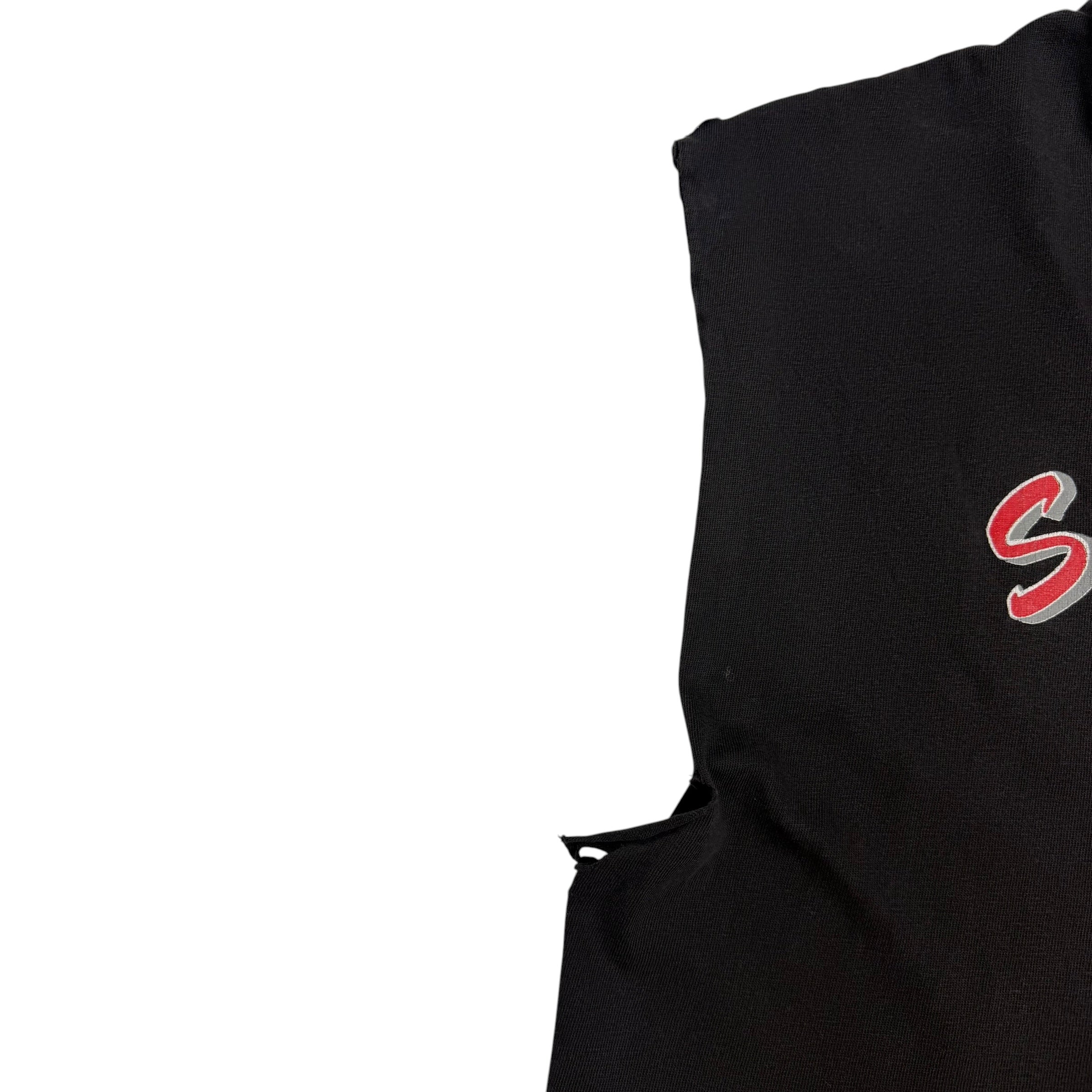 Vintage S&S Super “Shorty” Cutoff Tee Black