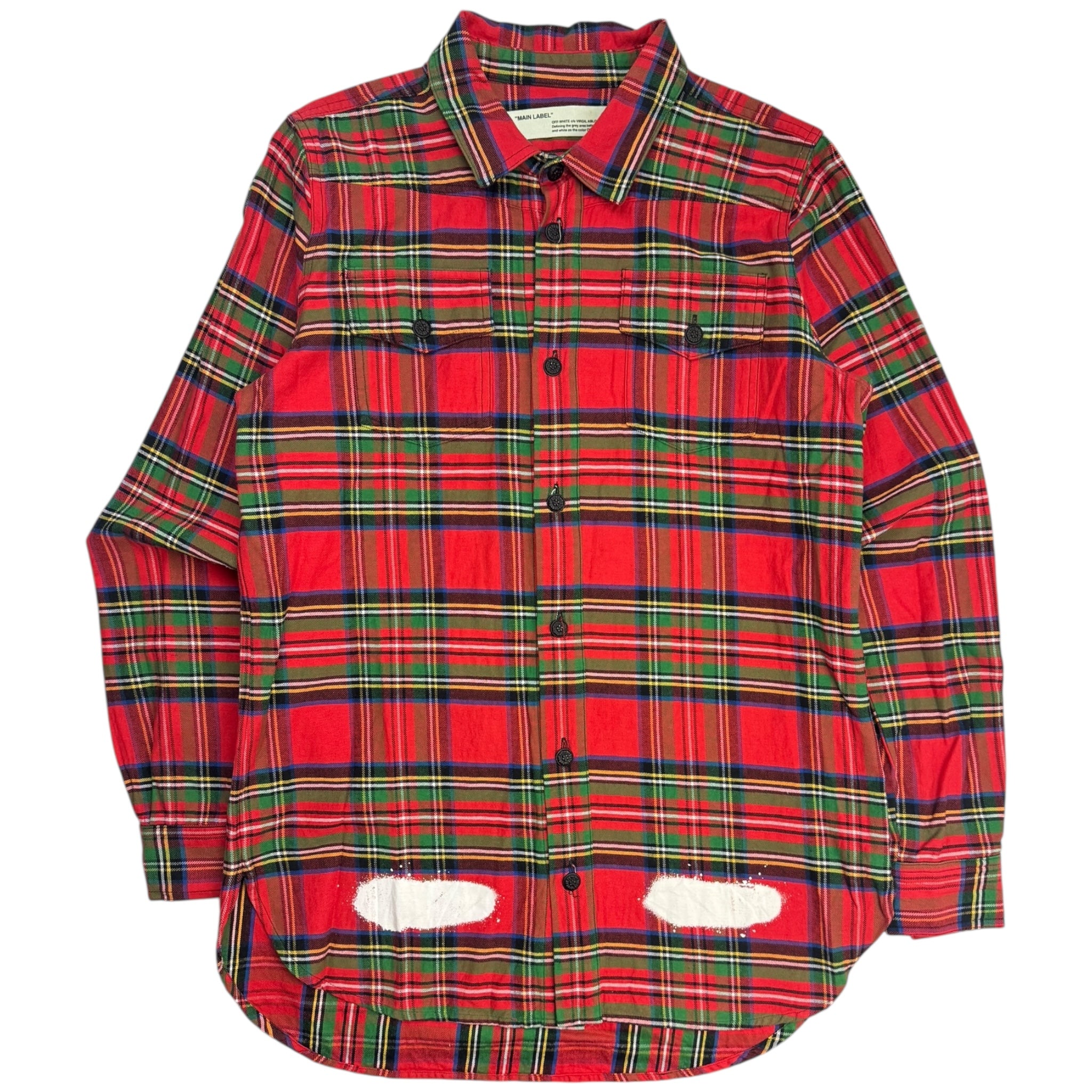 Off-White Diagonals Spray Check Shirt