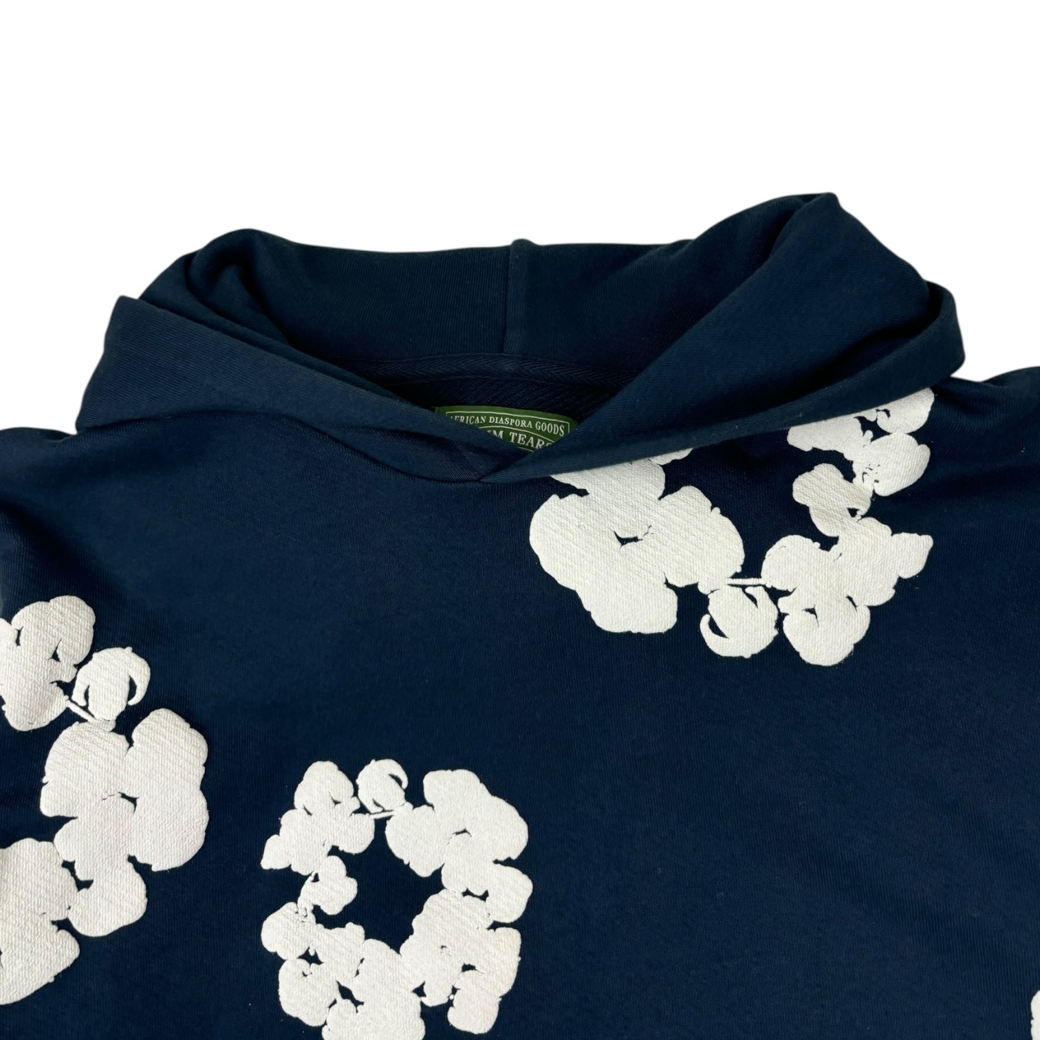 Denim Tears Cotton Wreath Hoodie Navy