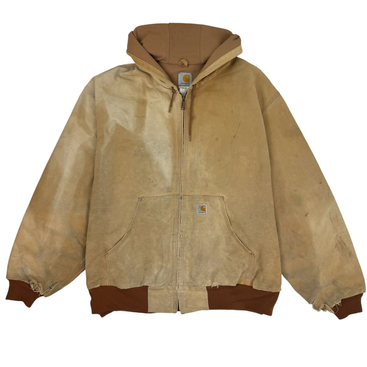 Vintage Carhartt Hooded Jacket Beige