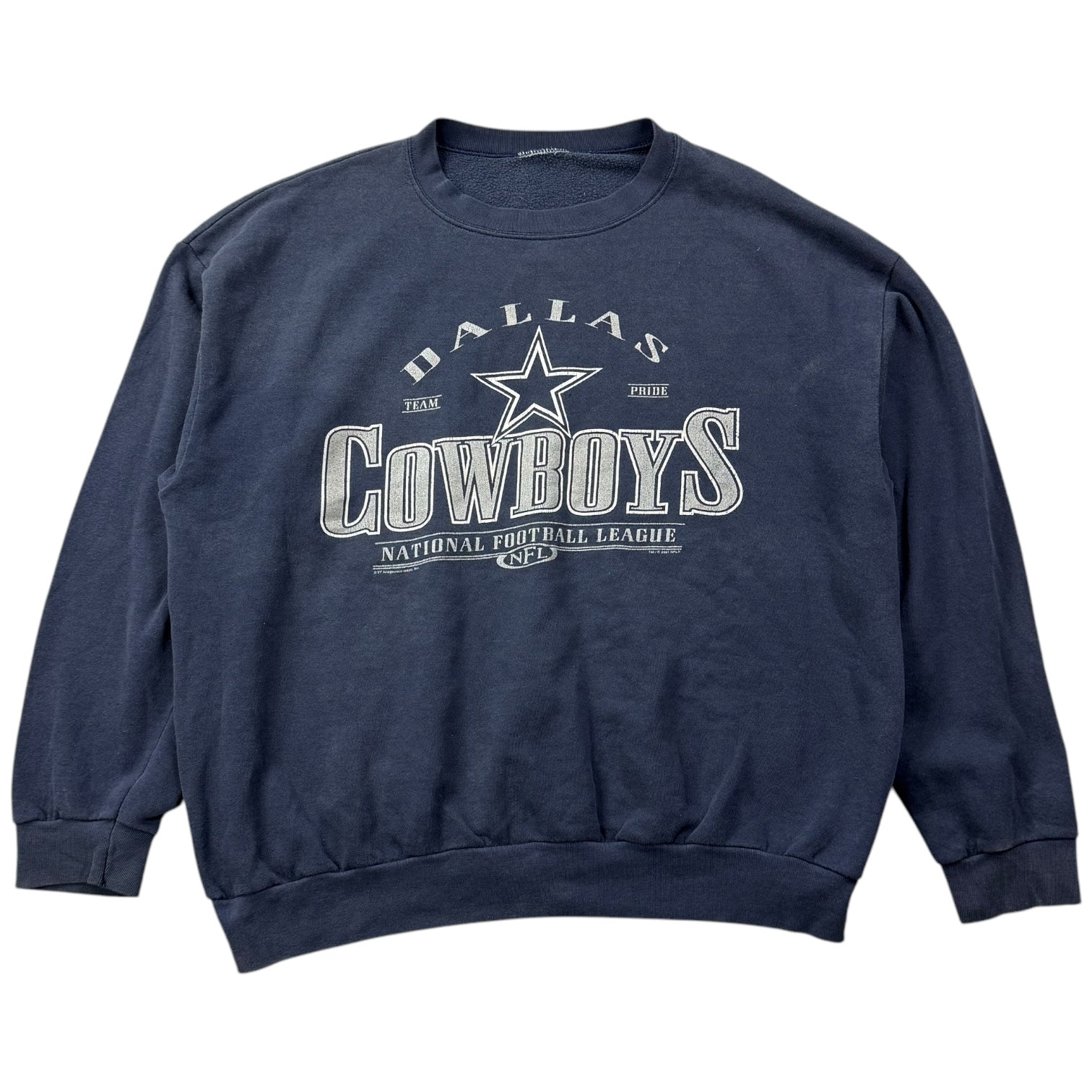 2001 Dallas Cowboys Crewneck Navy Blue