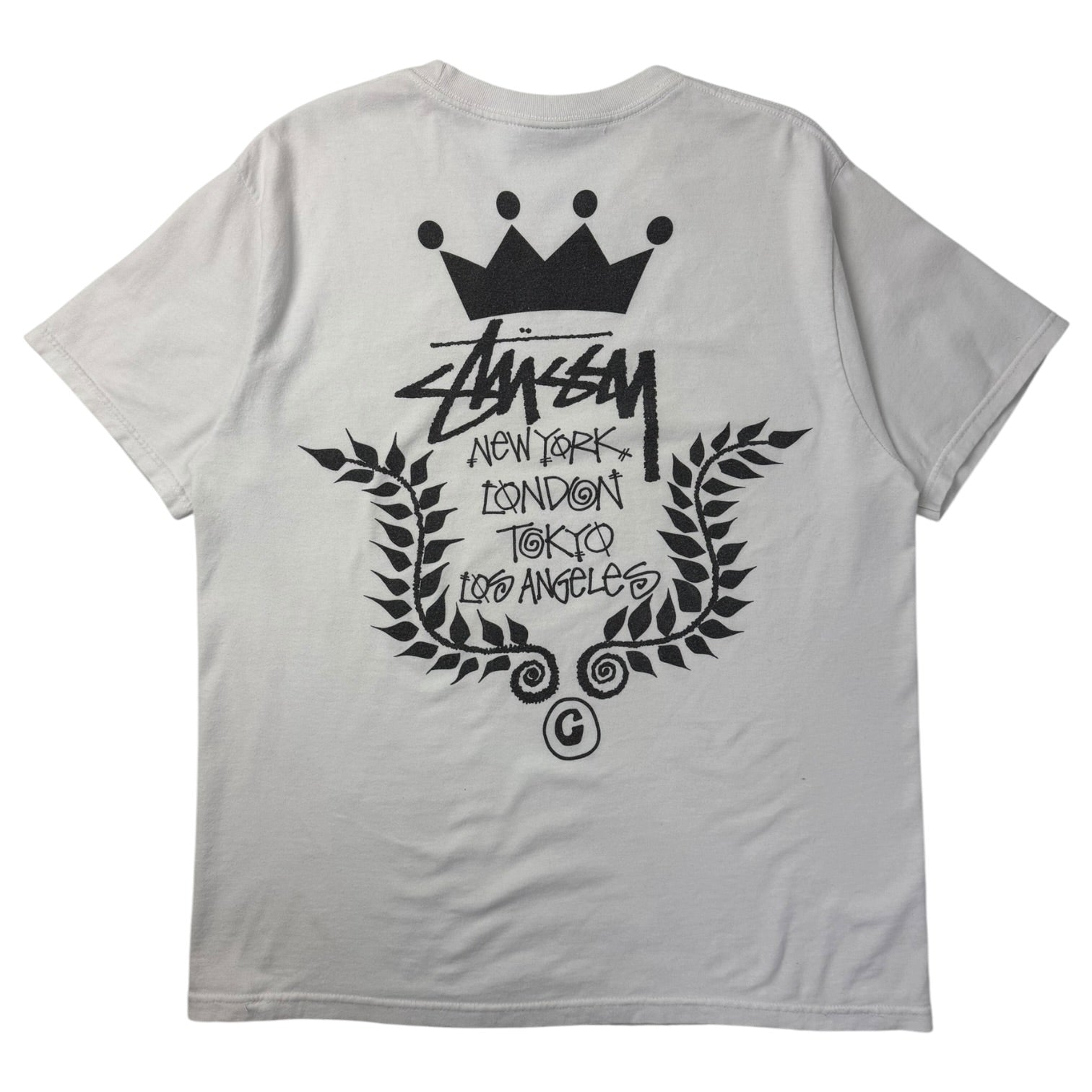 Stüssy Crown Wreath T-Shirt White