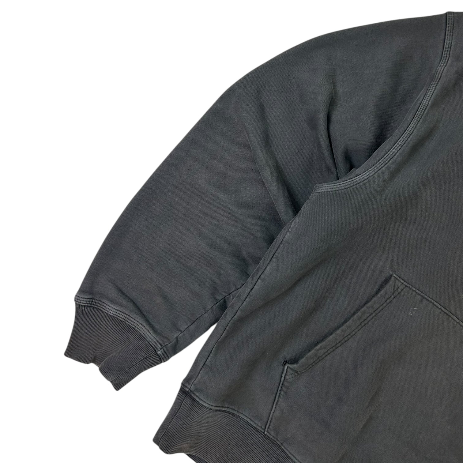 Stussy Raglan Hoodie Washed Black