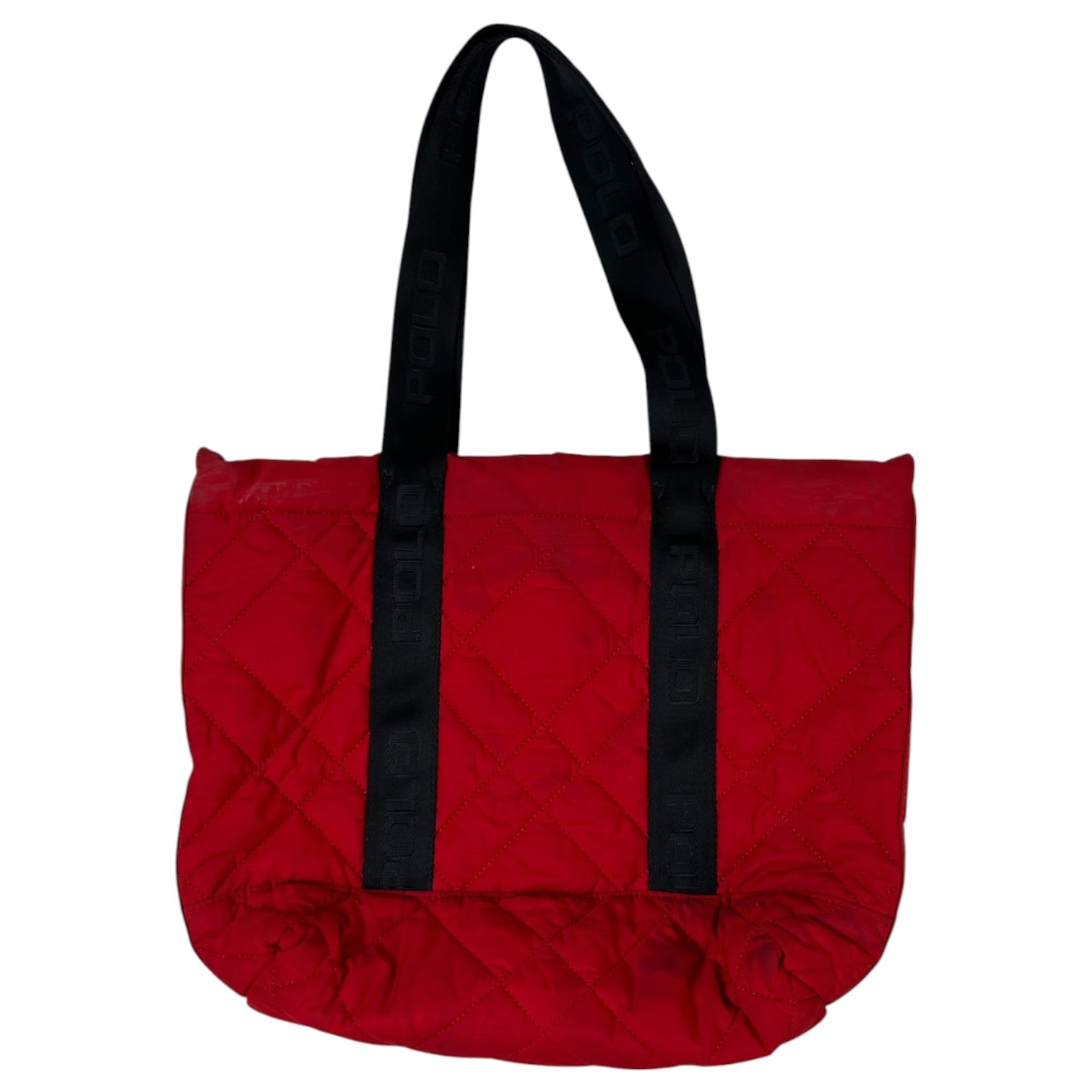 Polo Ralph Lauren Quilted Tote Bag Red