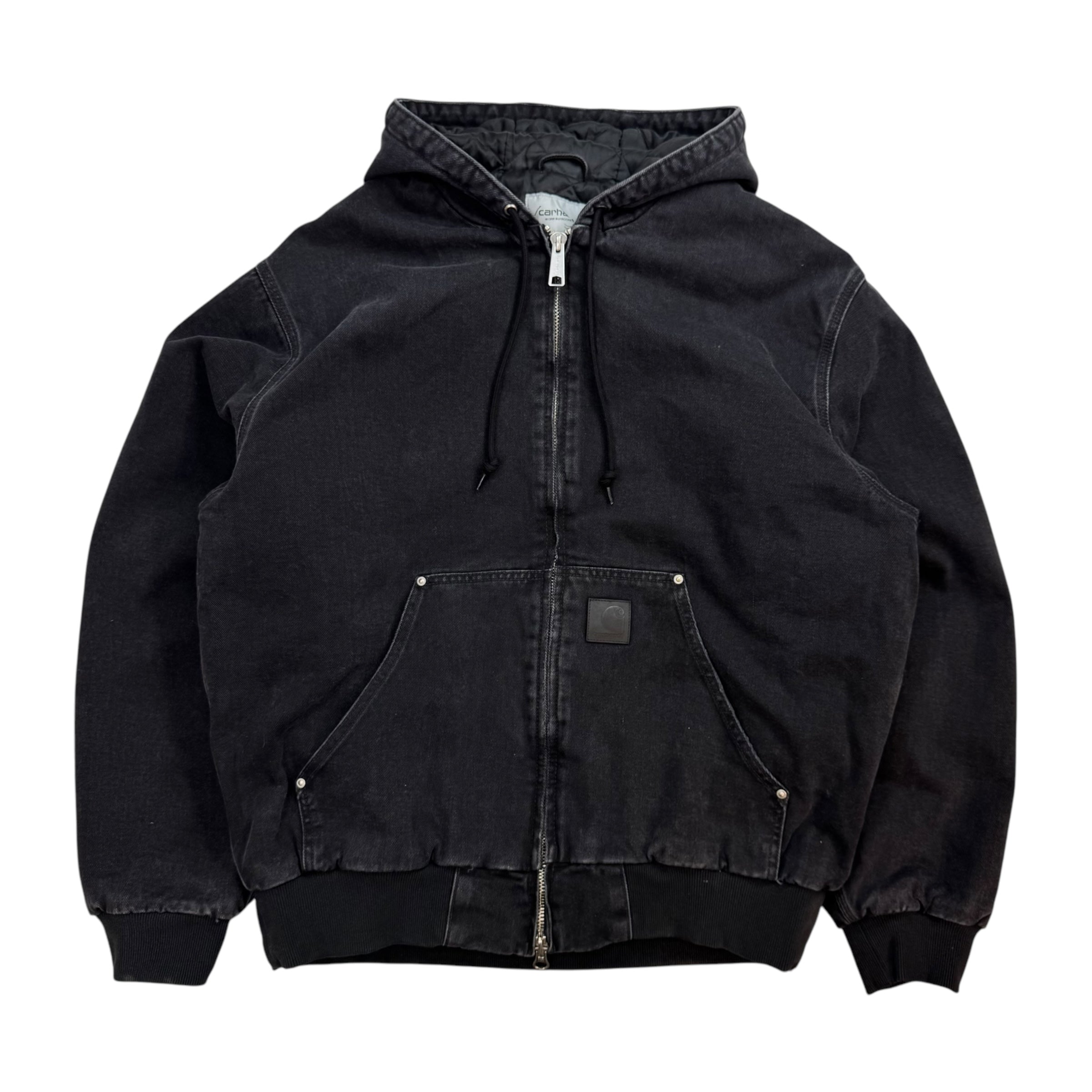 Carhartt WIP OG Active Rivet Jacket Stoned Washed Black