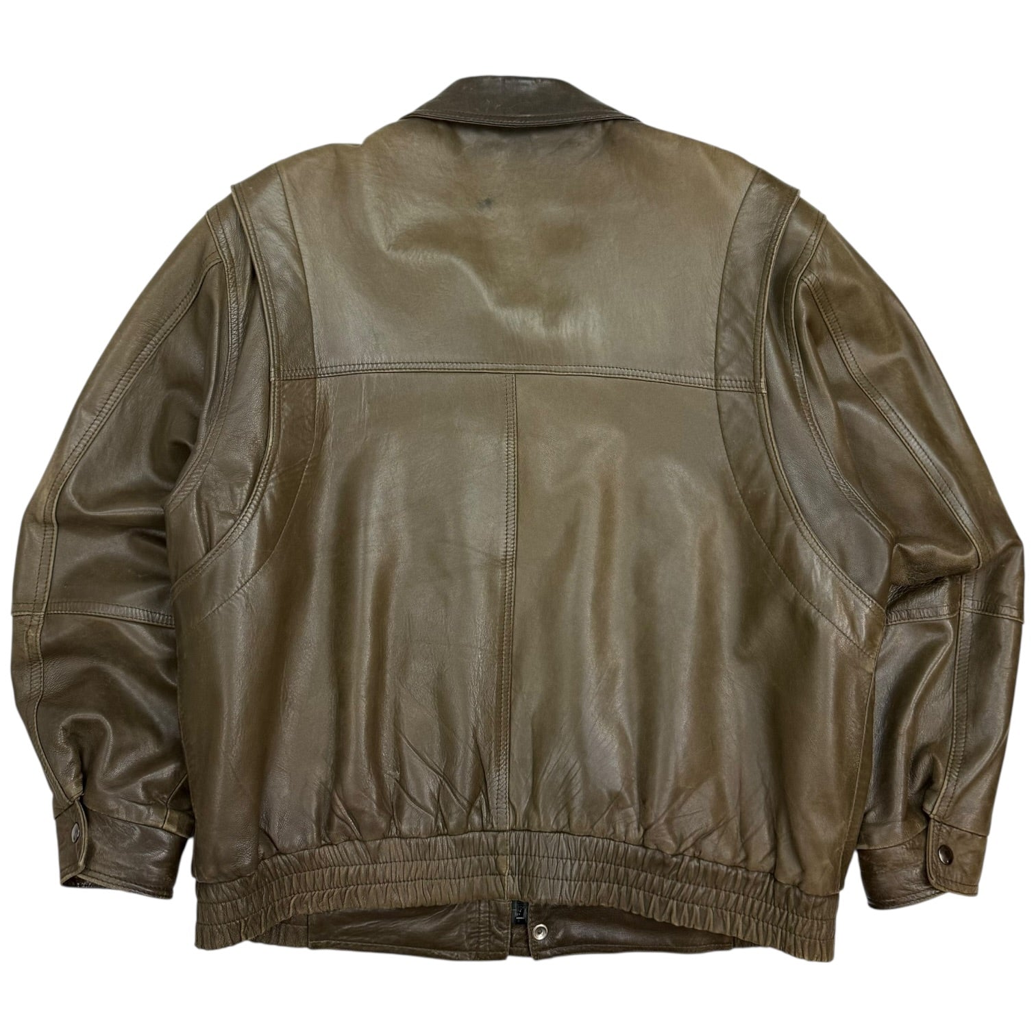 Vintage London Fog Leather Jacket Brown