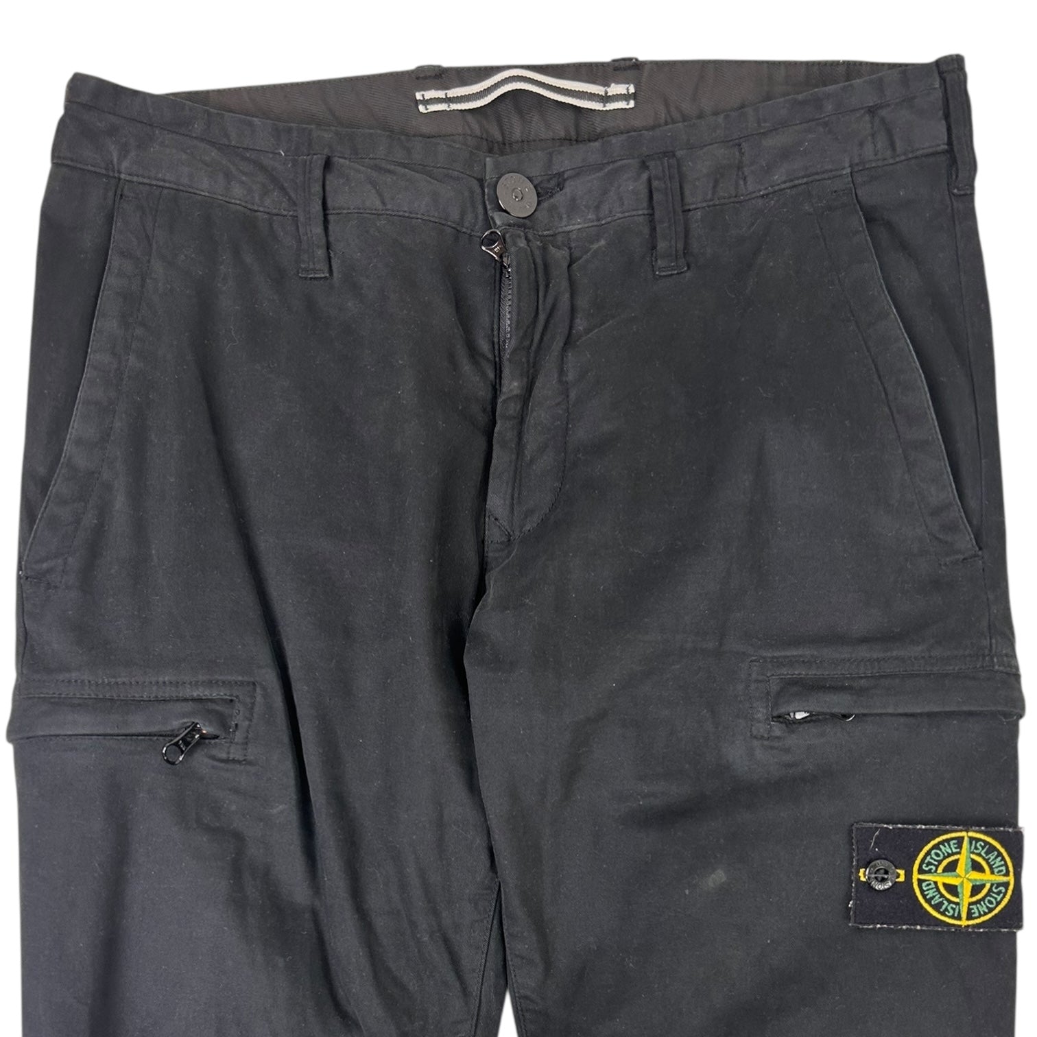 Stone Island Cargo Pants Black