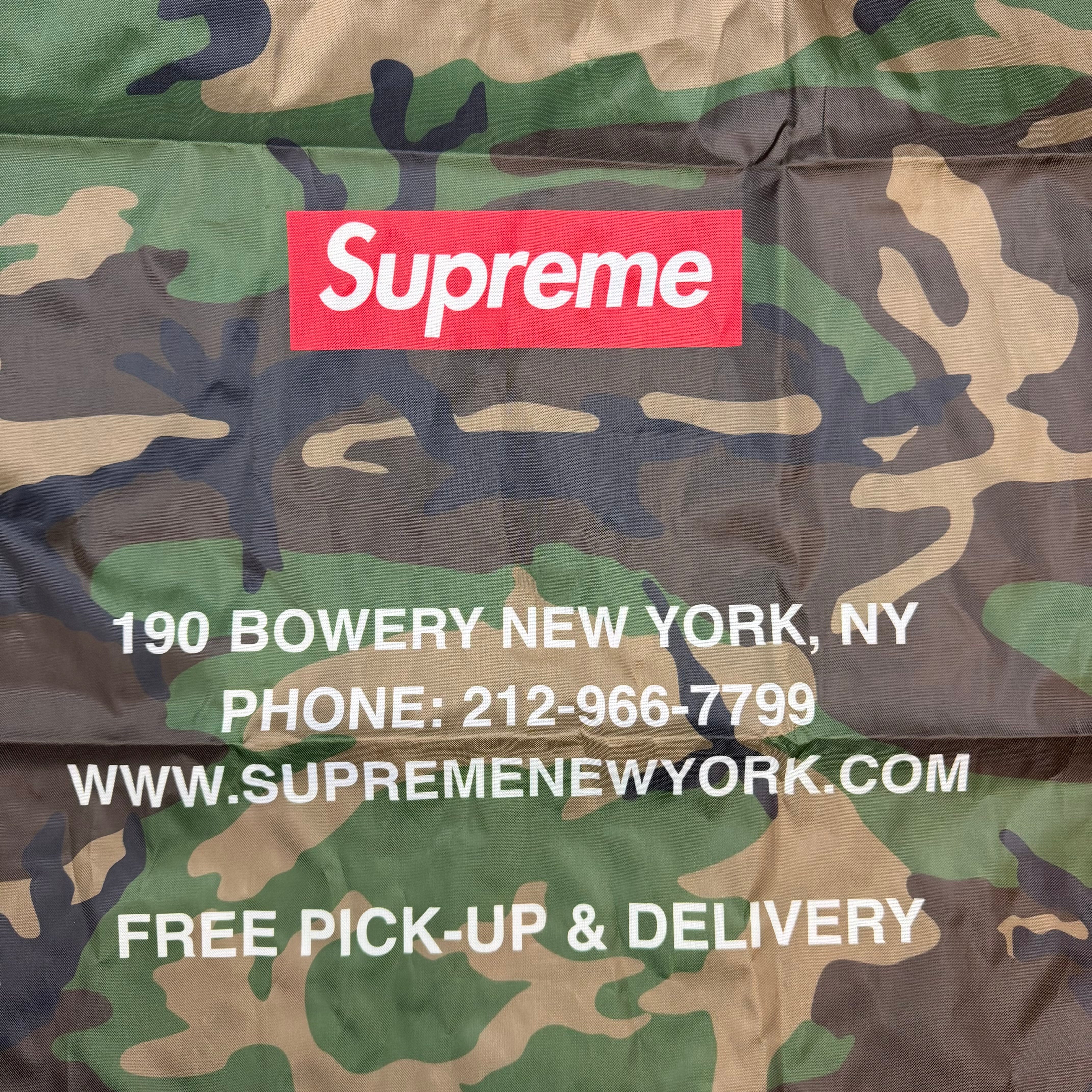 Supreme Drawstring Laundry Bag Camo