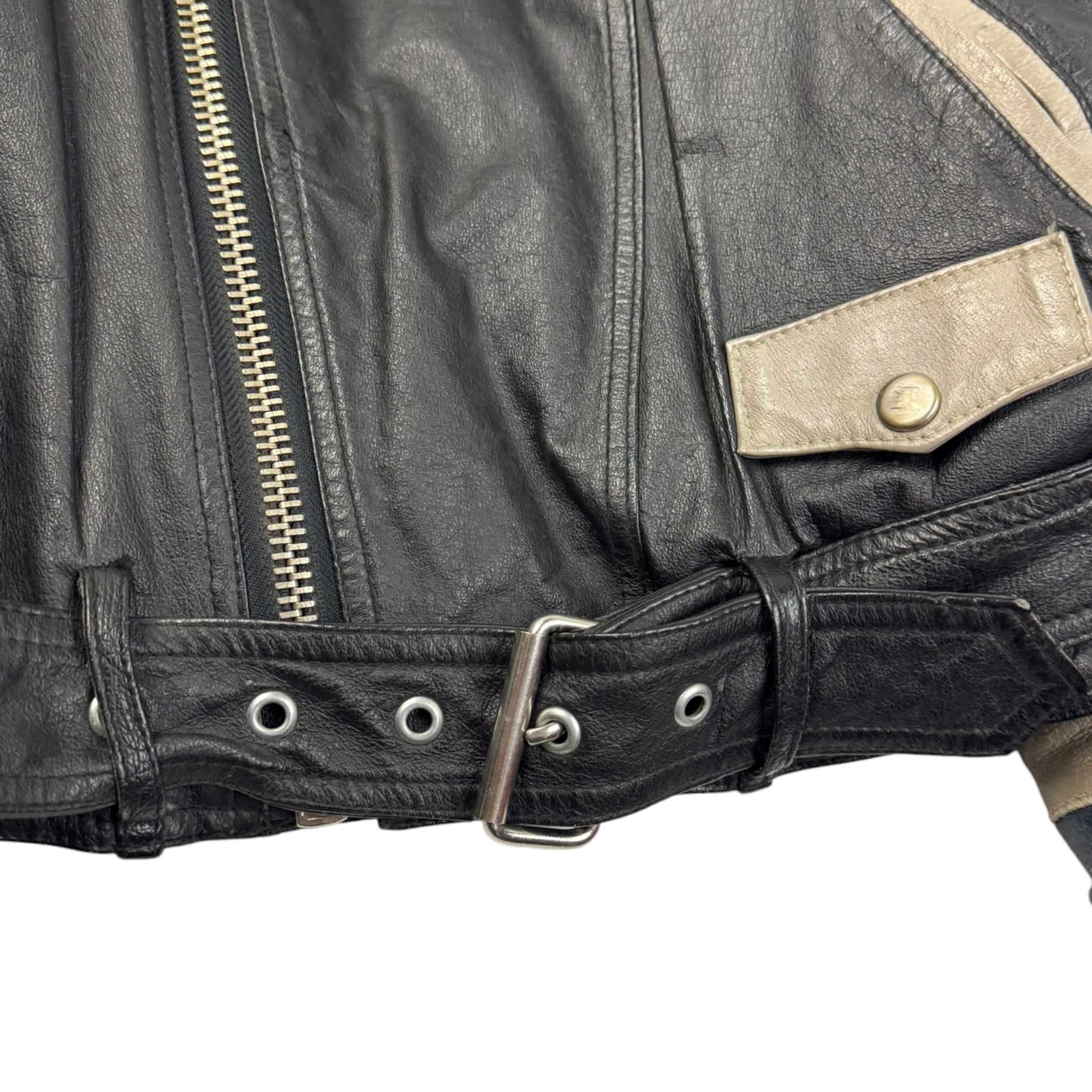 1989 Georgetown Hoyas Box Seat Leather MLB Biker Jacket