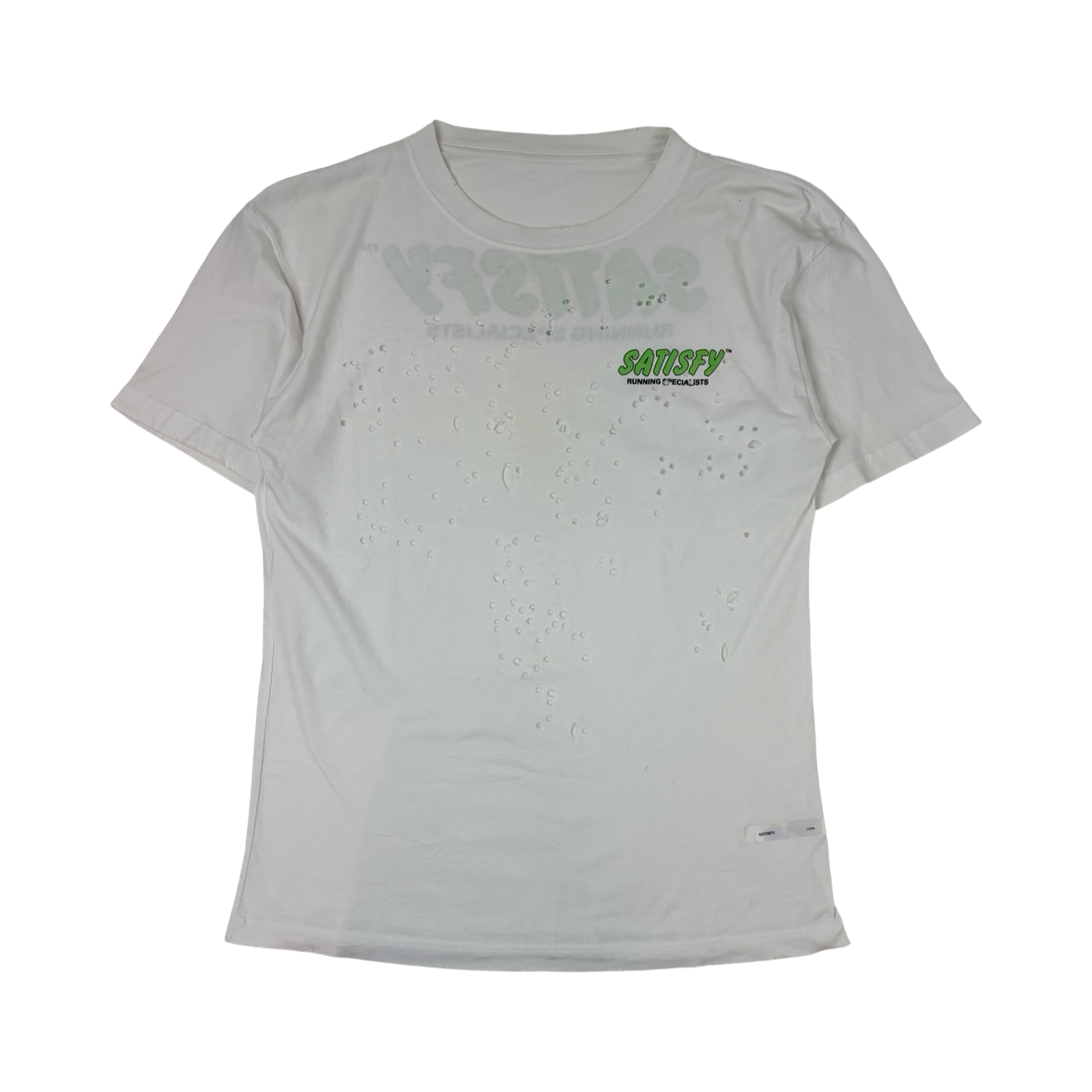 Satisfy MothTech Running Specialists T-Shirt White