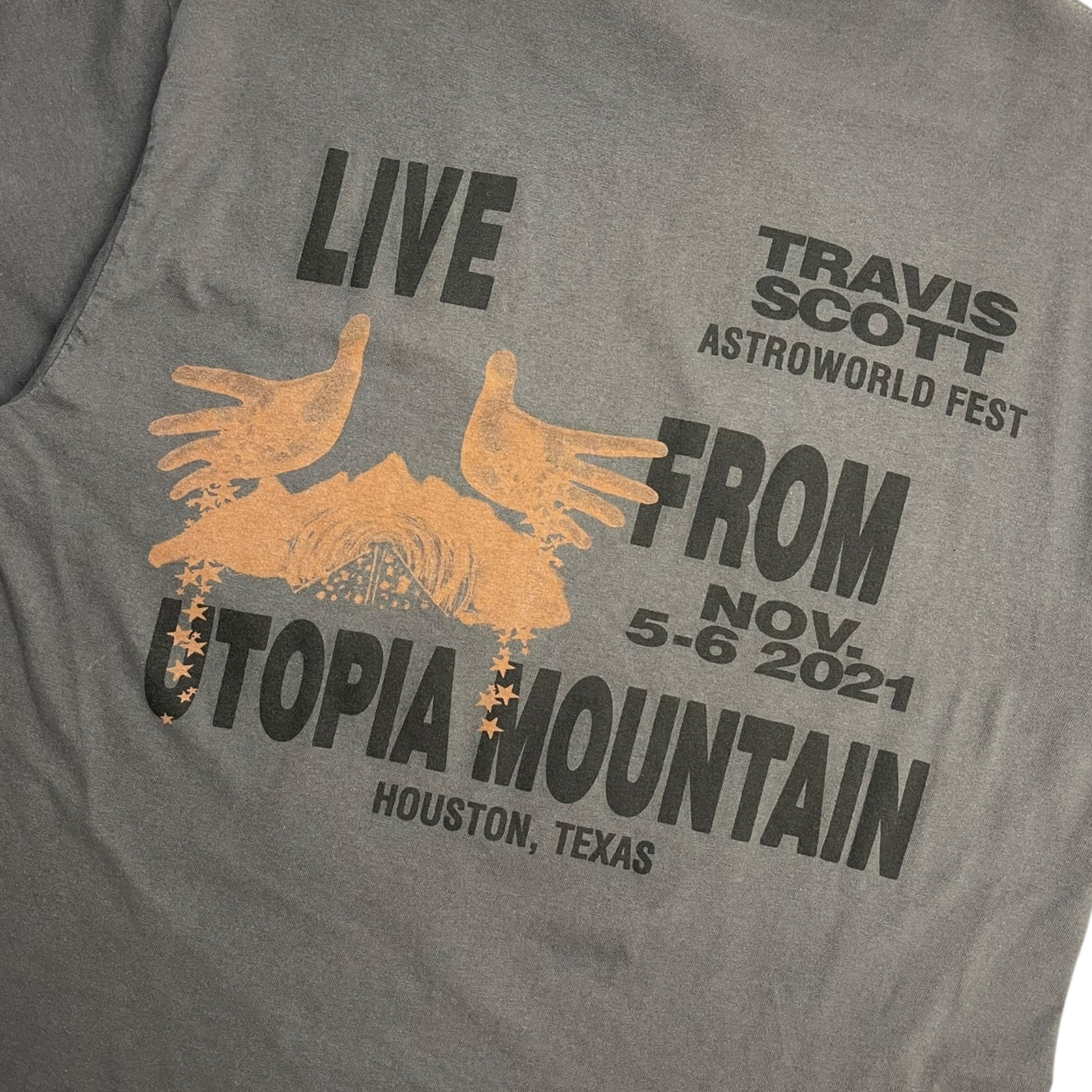 2021 Travis Scott Astroworld ‘See you on the other side’ T-Shirt Grey