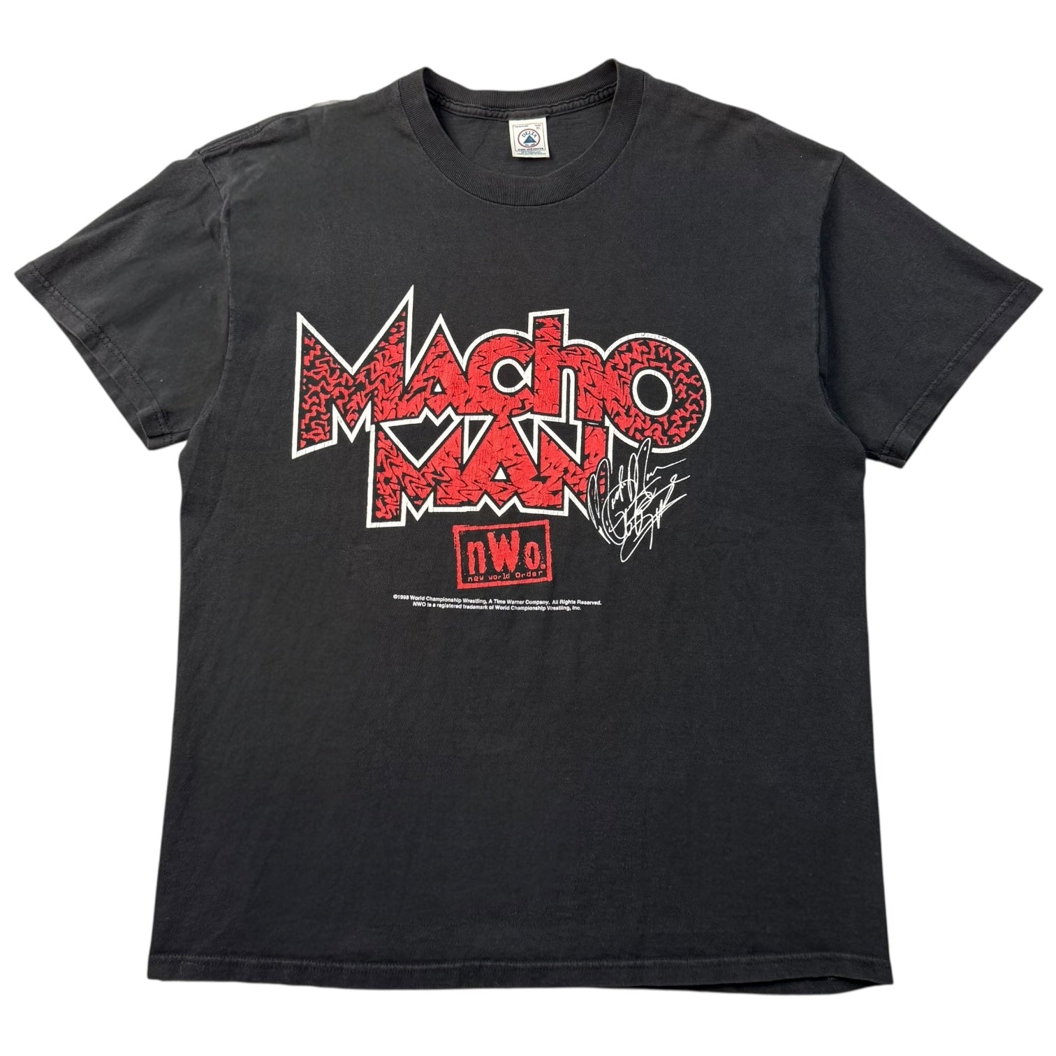1998 WCW Macho Man Randy Savage NWO Tee Black