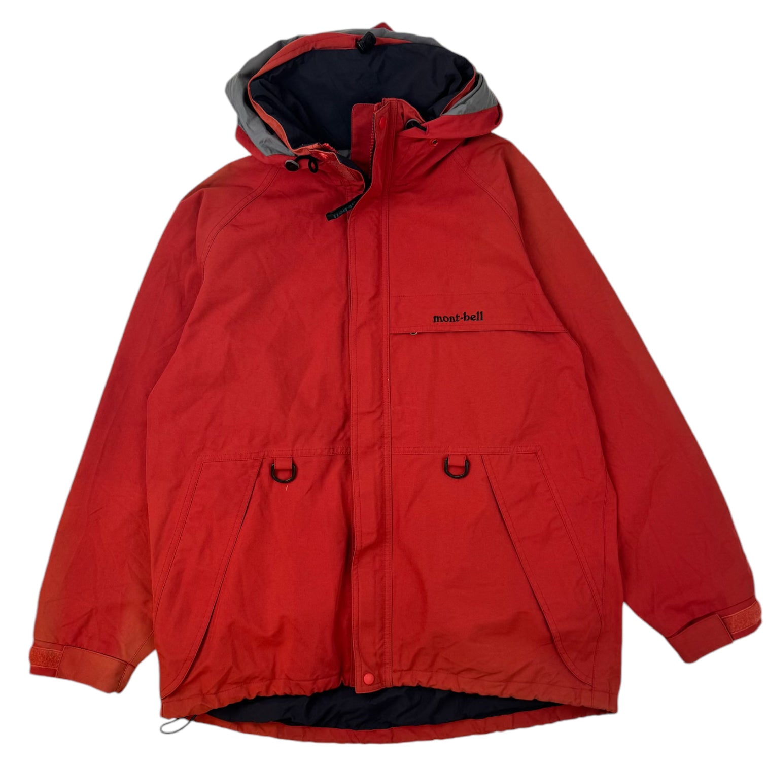 Vintage Mont-Bell Goretex Shell Jacket Orange