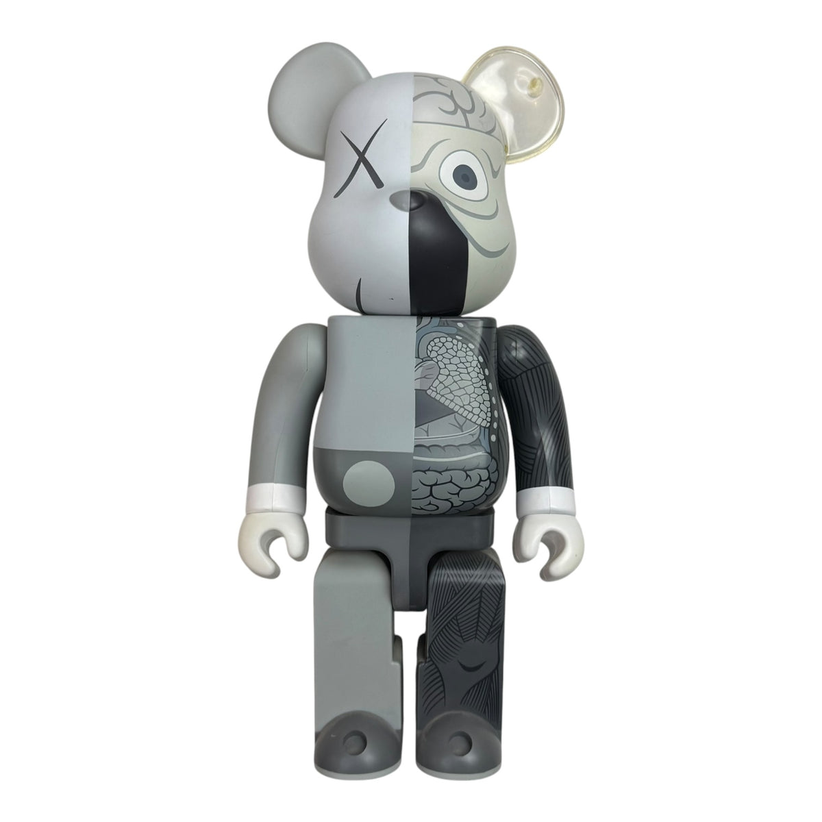 Kaws Bearbrick Dissected 400% & 100% Grey