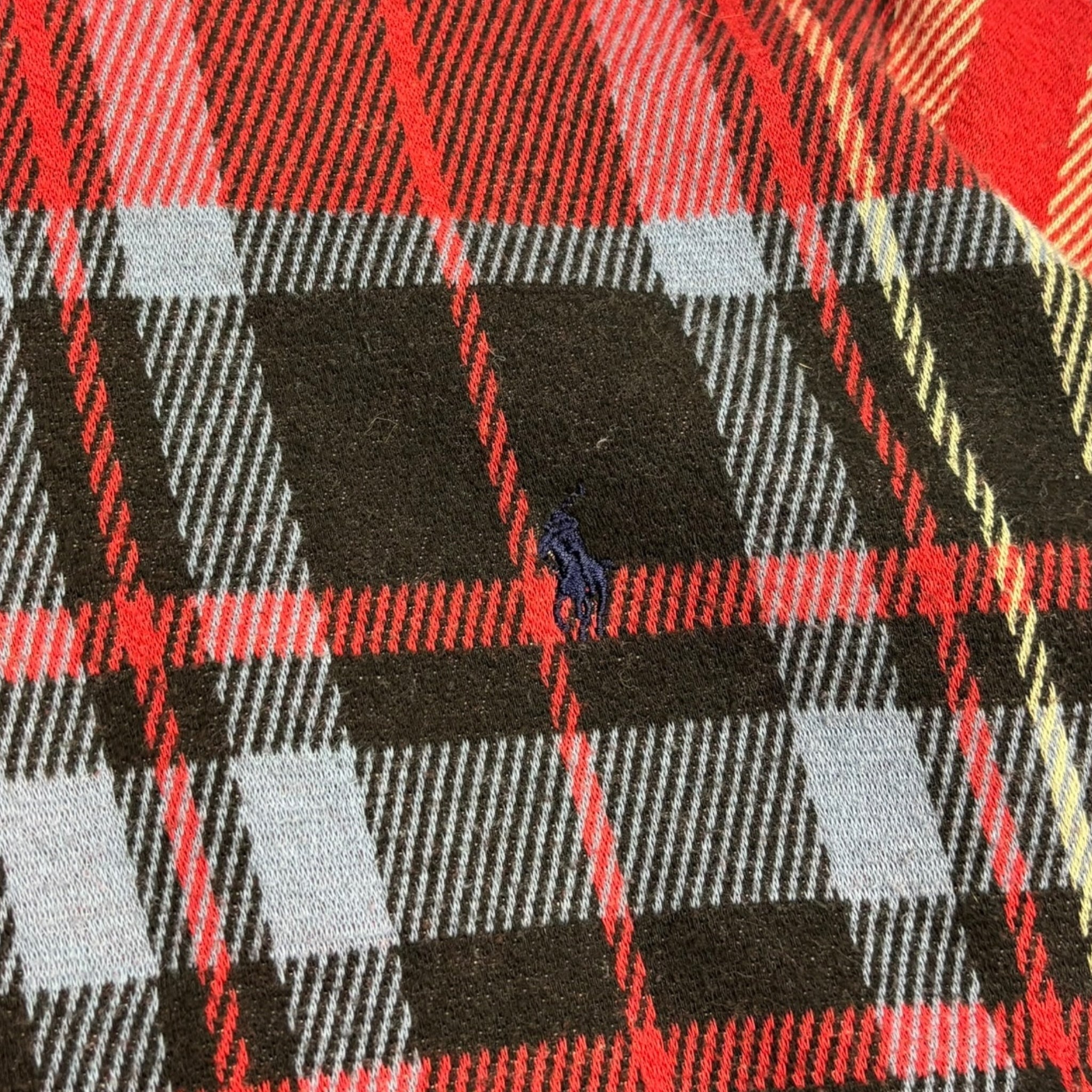 Vintage Polo Ralph Lauren Tartan Quarter Zip Sweater