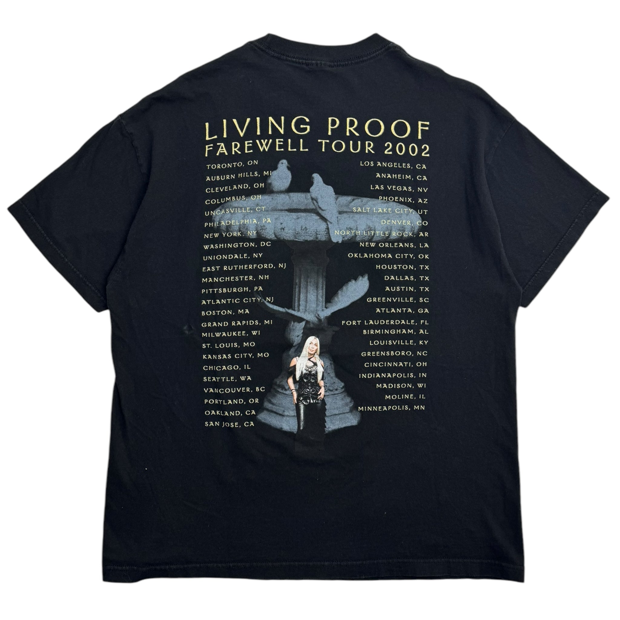 2002 Cher “Living Proof” Tour T-Shirt