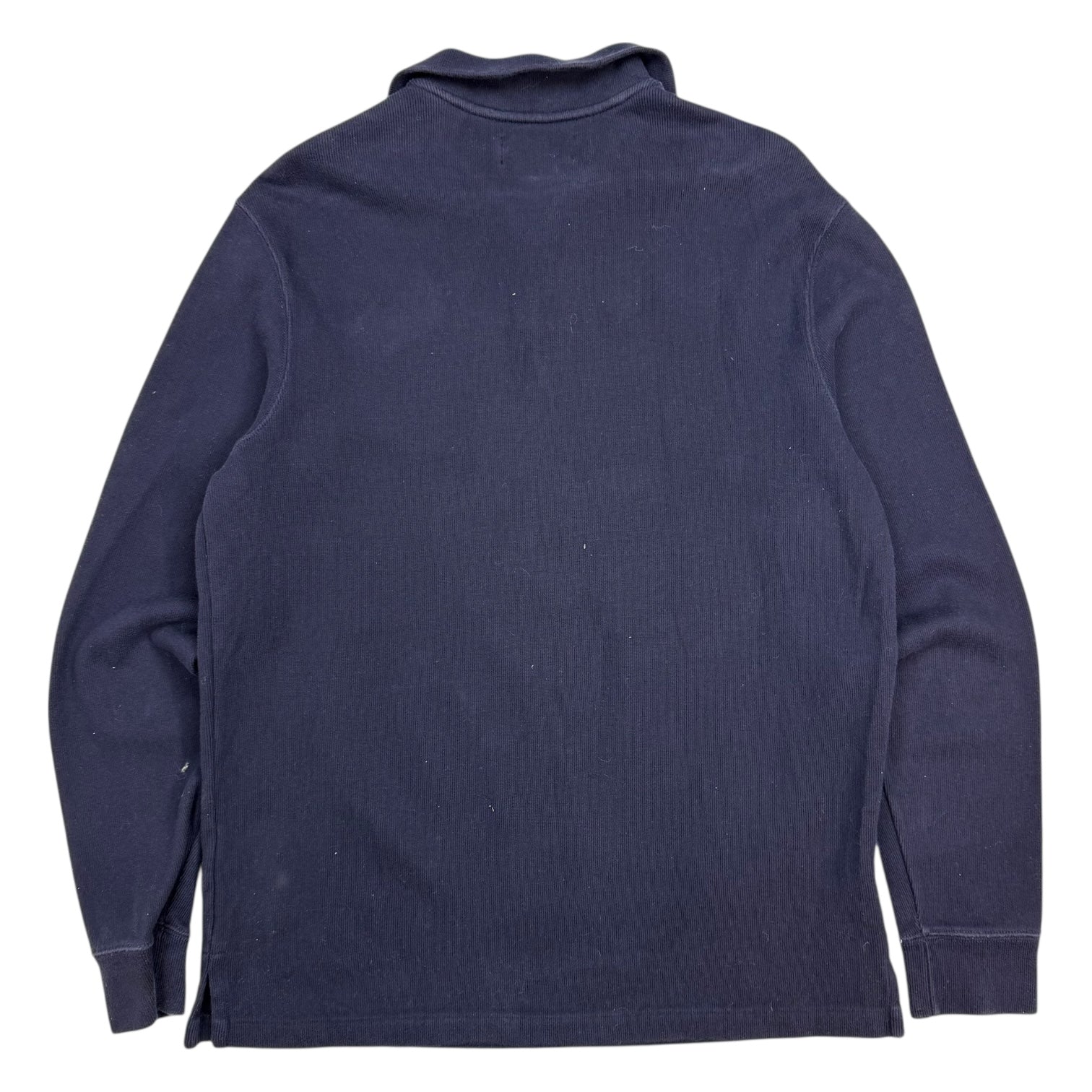 Vintage Polo Ralph Lauren Quarter Zip Sweater Navy Blue