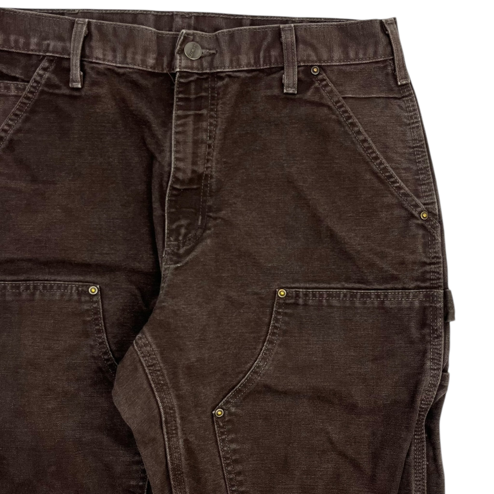 Carhartt Loose Fit Double Knee Pants Dark Brown