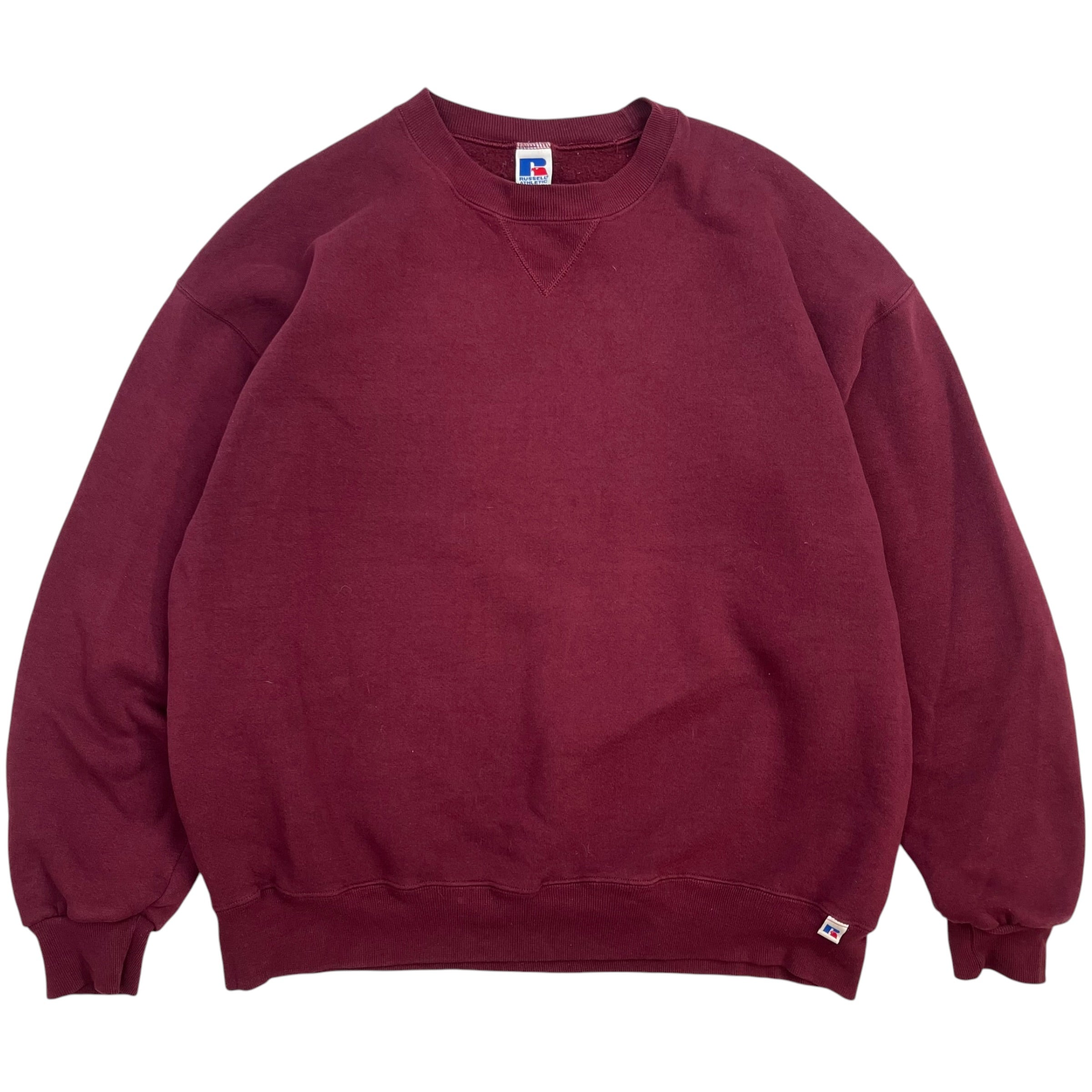 Vintage Russell Athletics Blank Crewneck Maroon