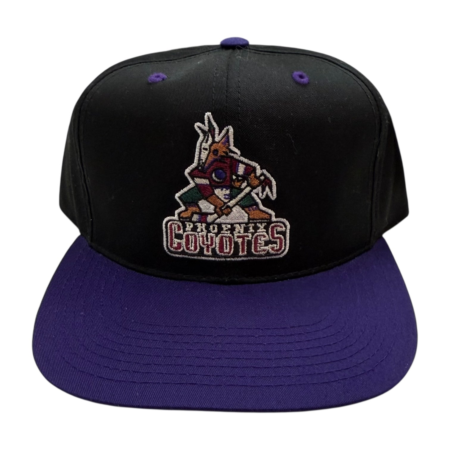Vintage Arizona Coyotes Hat Black/Purple