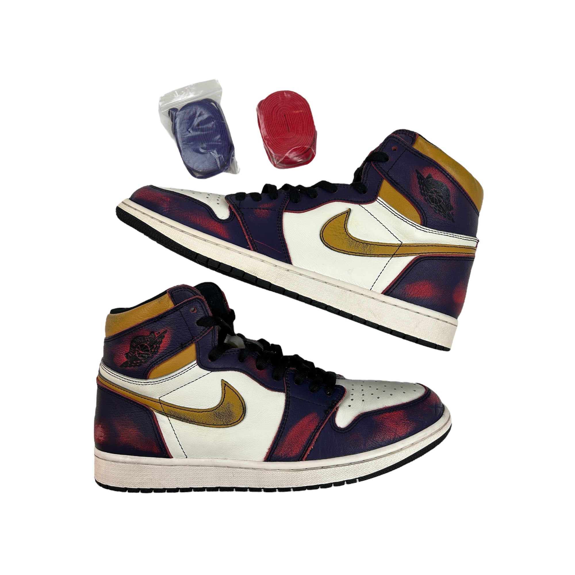 Jordan 1 lakers to on sale chicago