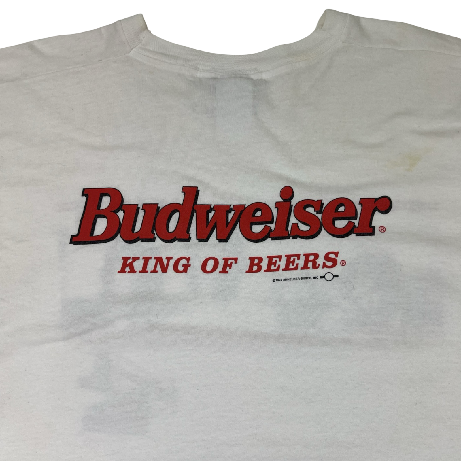 Vintage 1994 The Rolling Stones and Budweiser “King of Beers” T-Shirt White