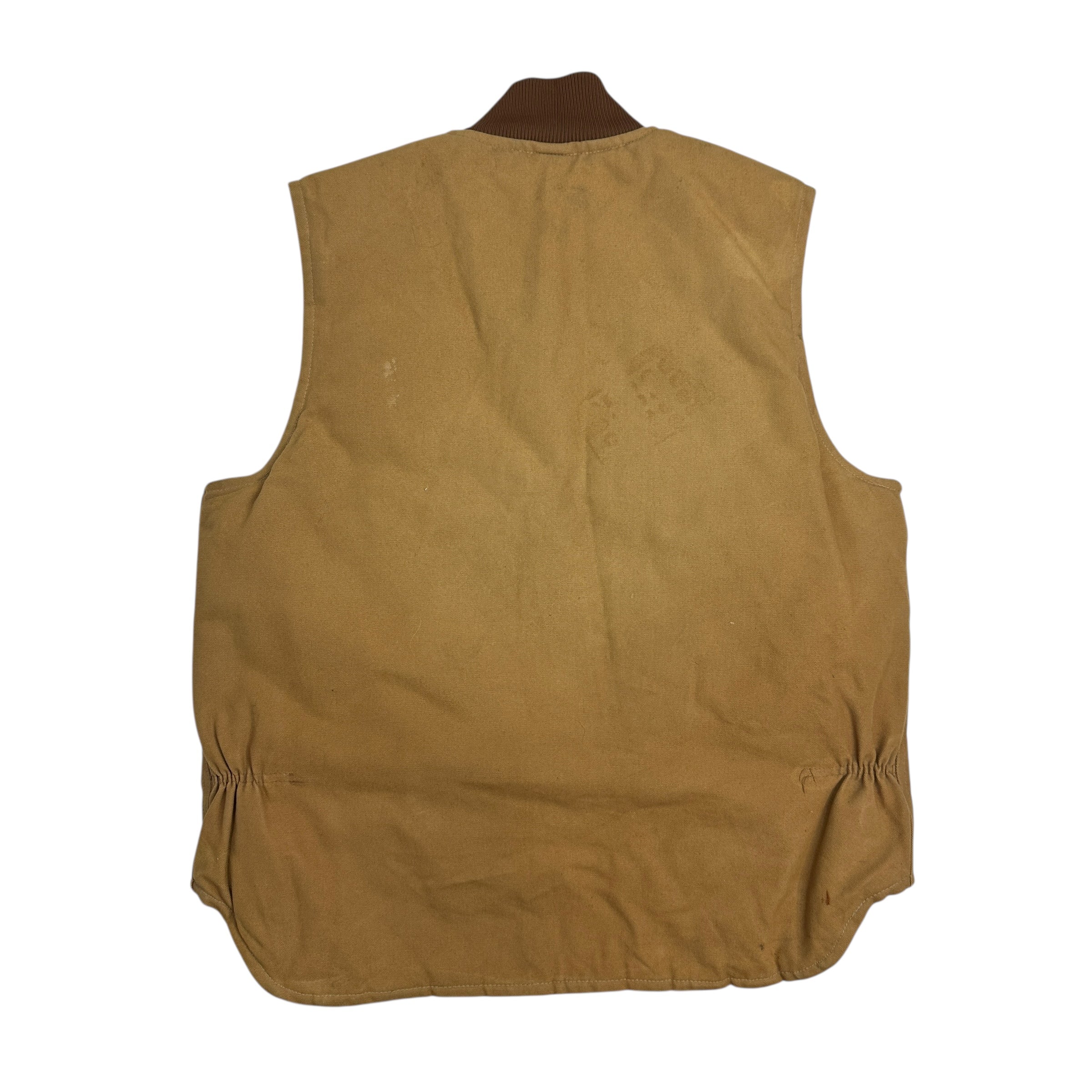 Vintage Carhartt Insulated Vest Tan/Brown