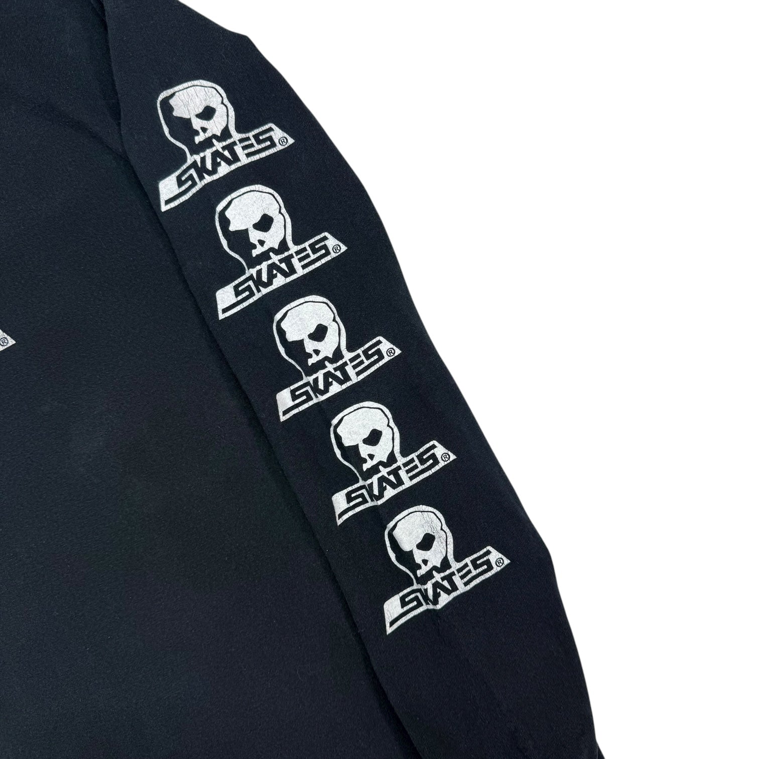 Vintage Skull Skates L/S Tee Black