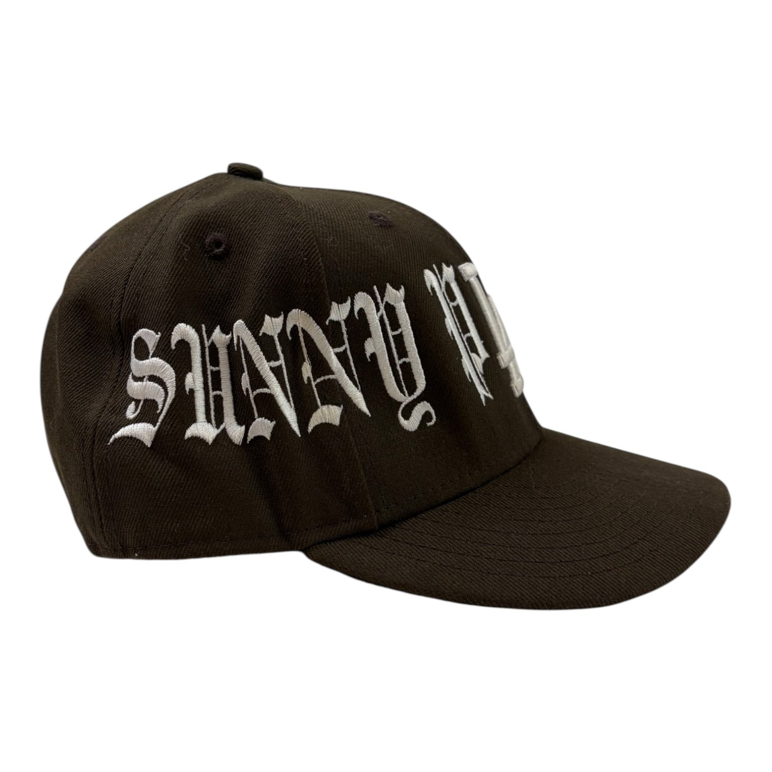 Menace “A Sunny Day For Shaded People” Fitted Hat Brown