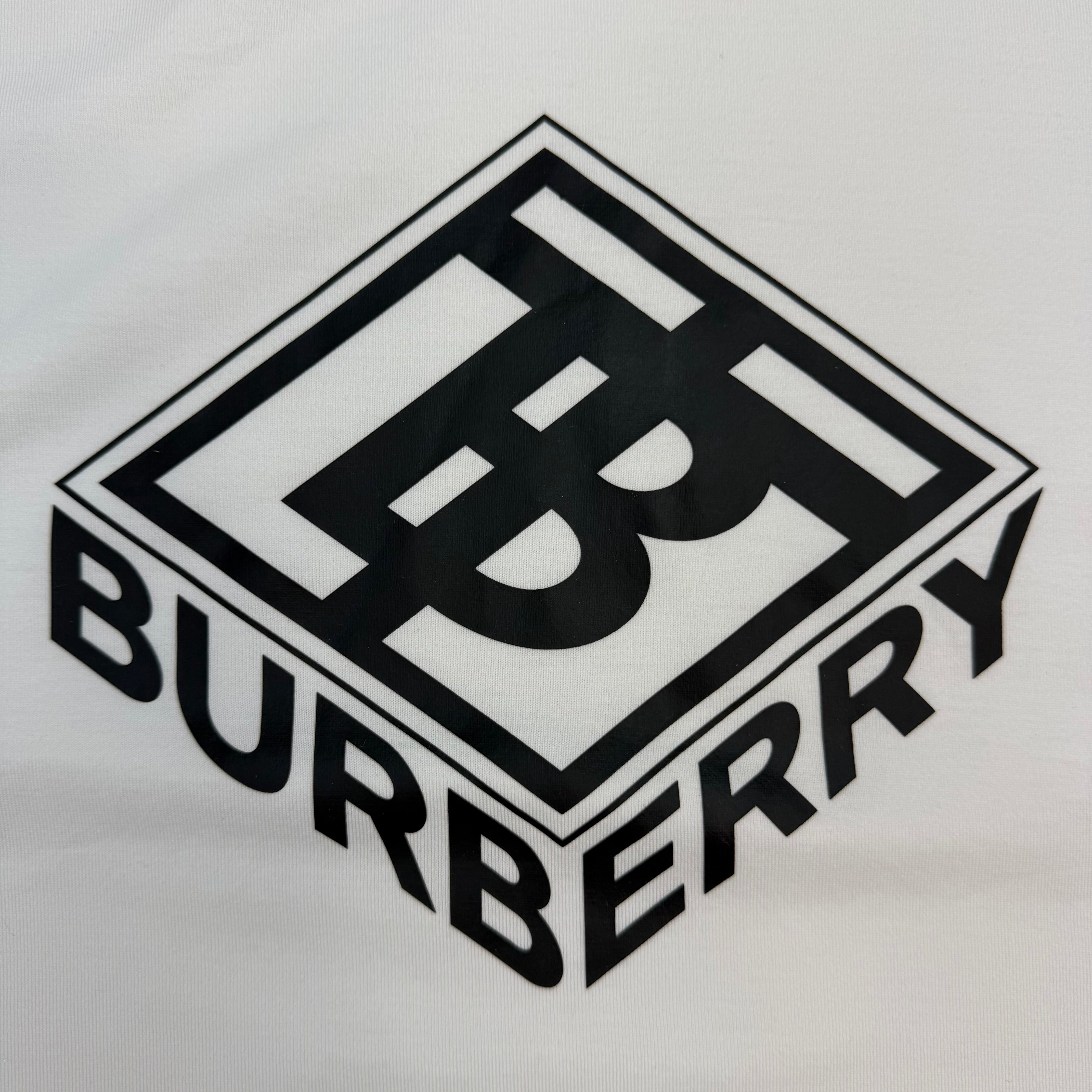 Burberry 3D Logo Tee White
