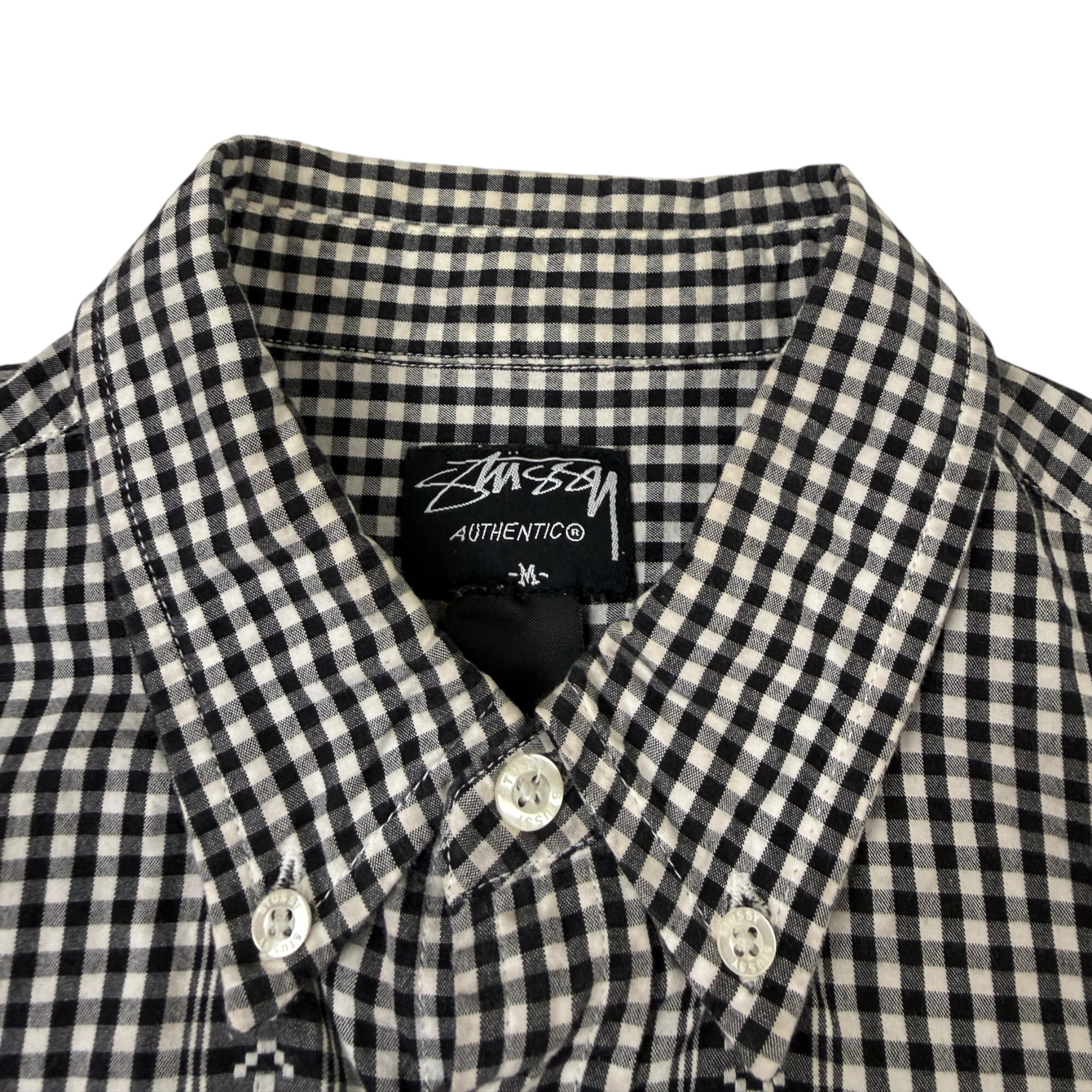 Vintage Stussy S Link Button Up Shirt