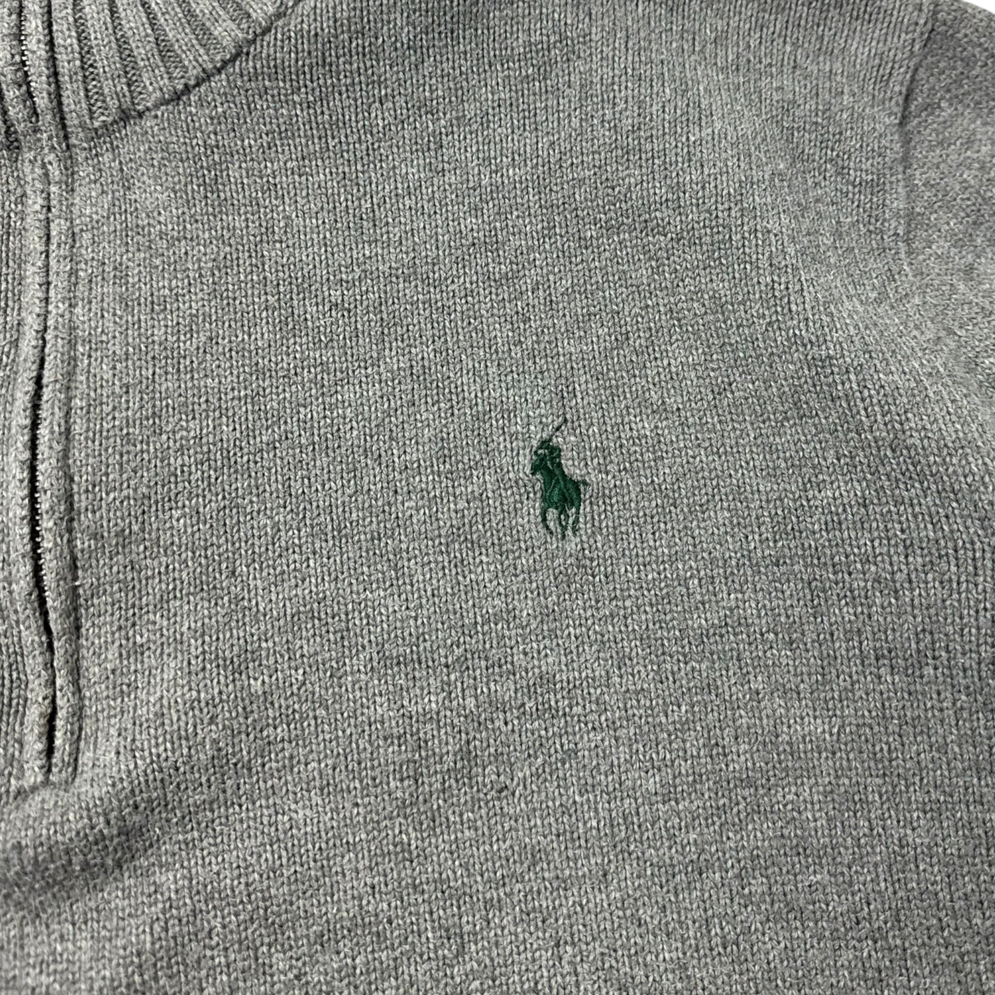 Polo Ralph Lauren Knitted Dapper 1/4 Zip Grey