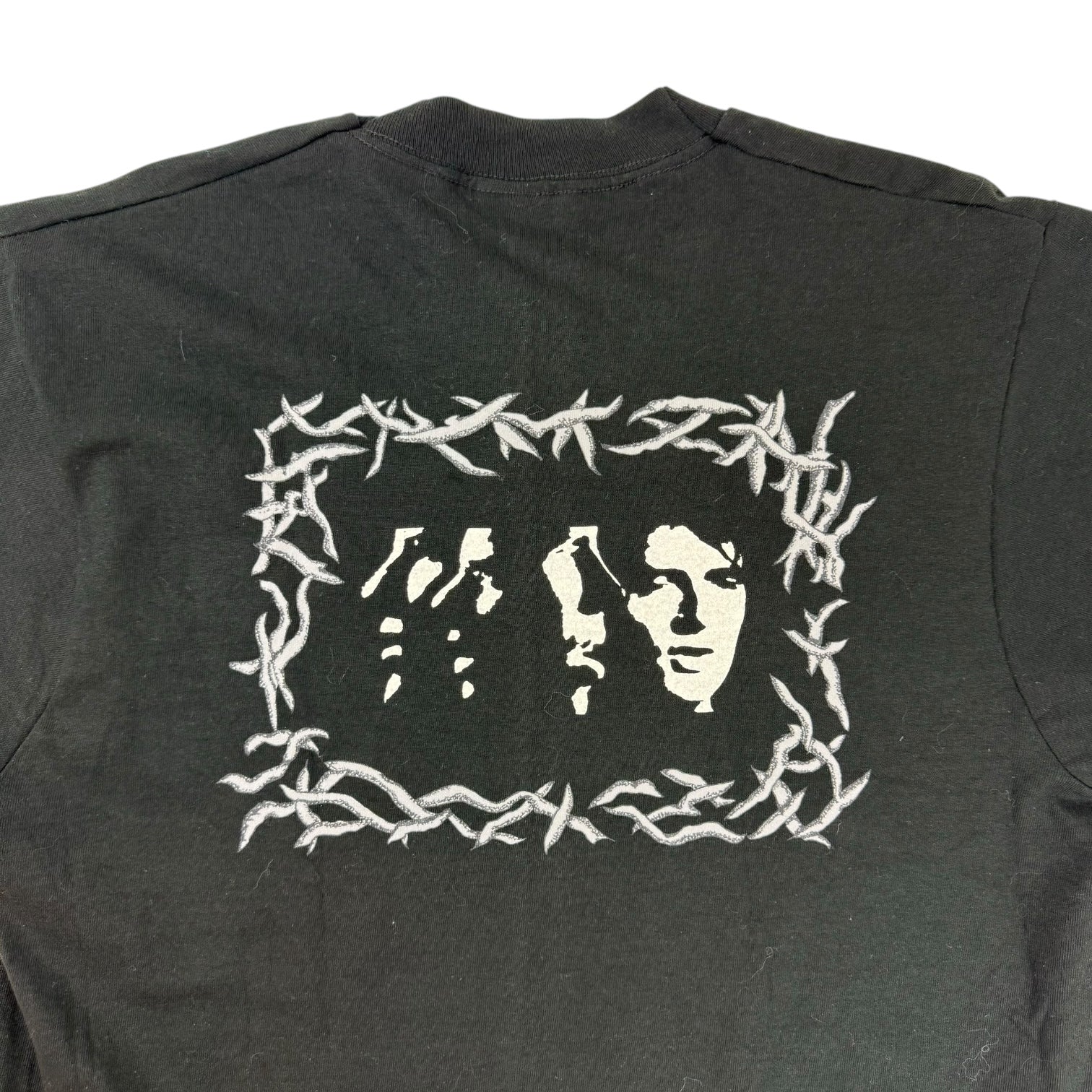 1991 Crowded House Face T-Shirt Black