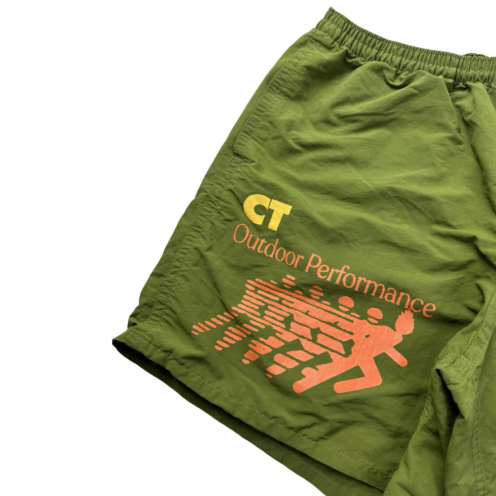 Travis Scott Running Wild Shorts Olive