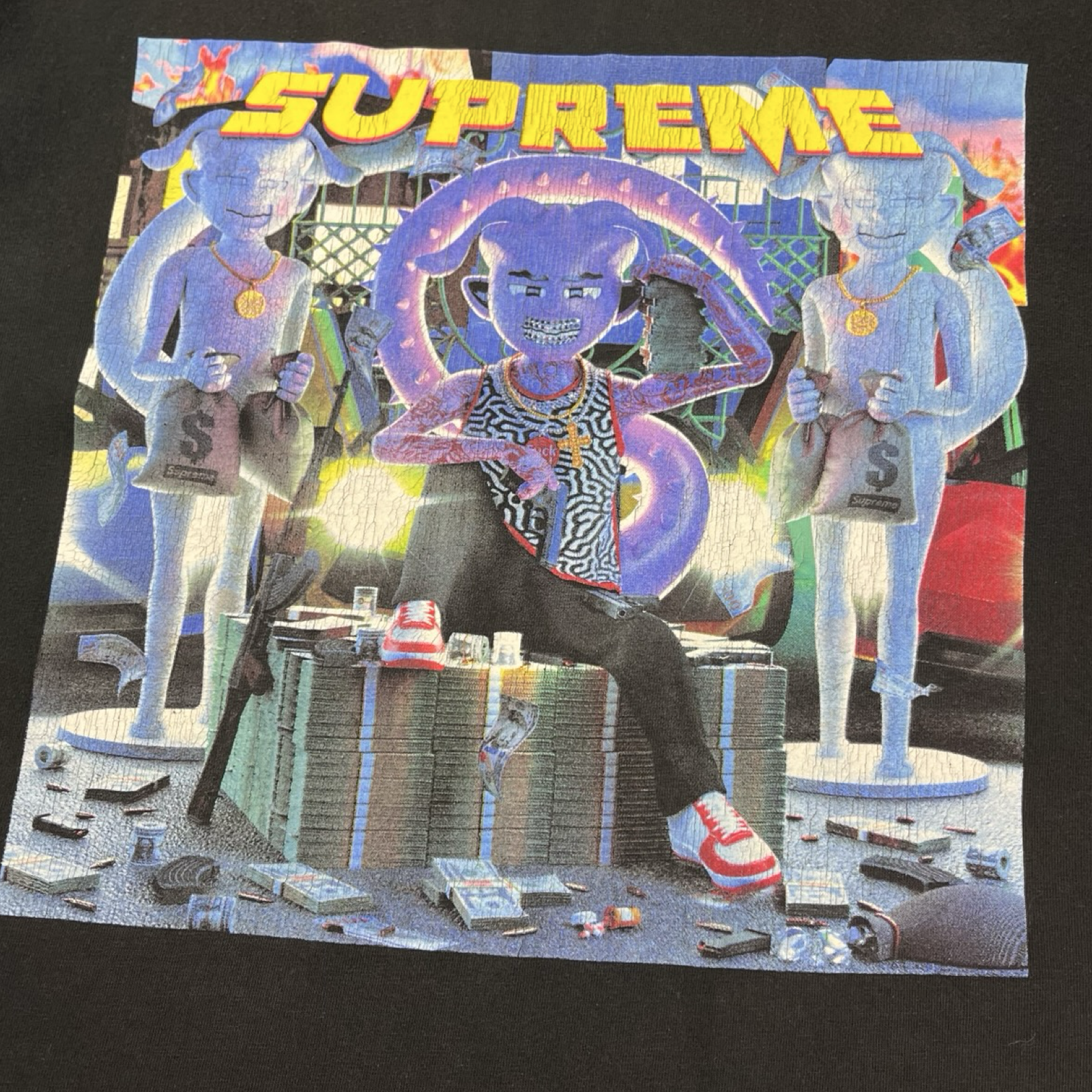 Supreme Richest Tee Black