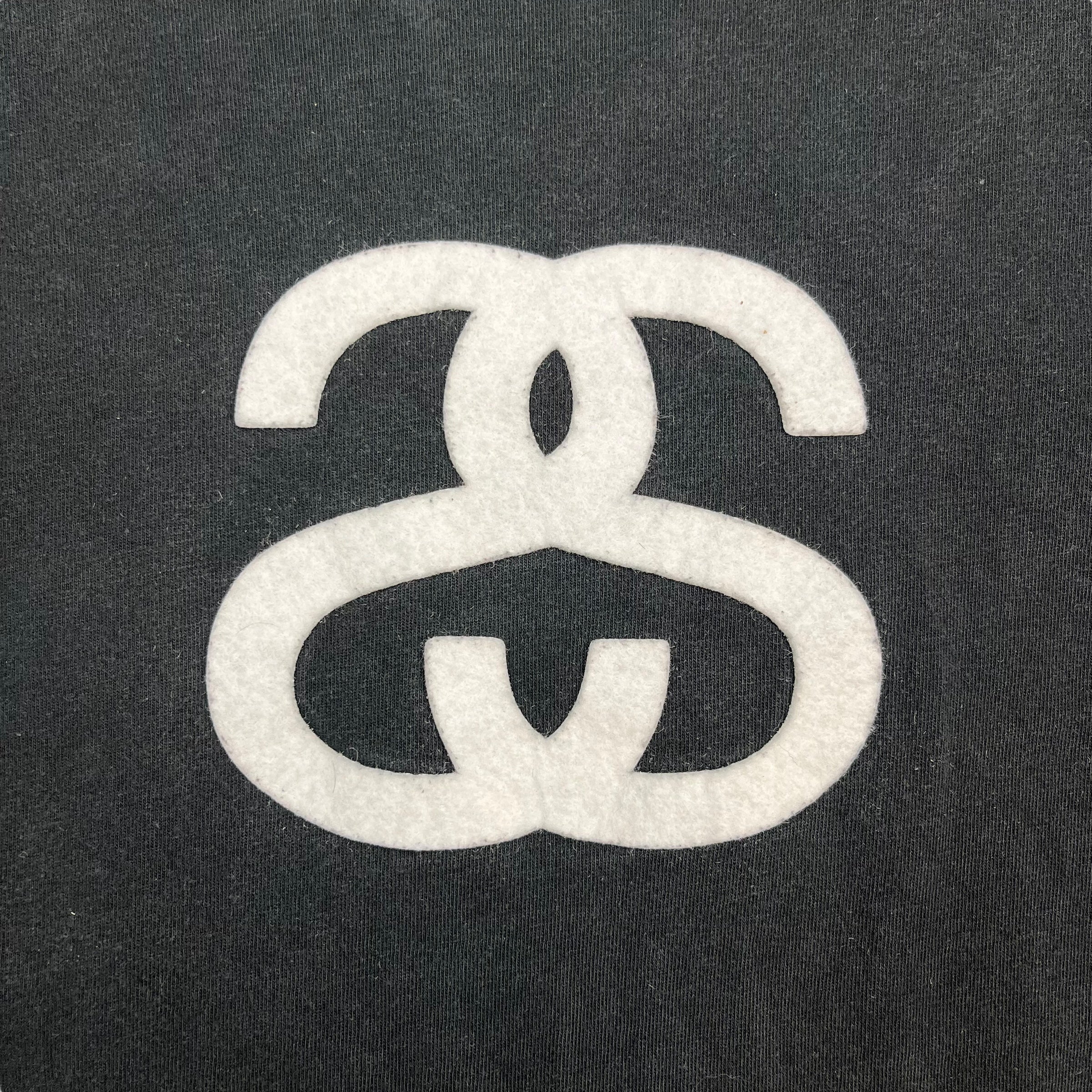 Stussy Big SS Logo Tee Black