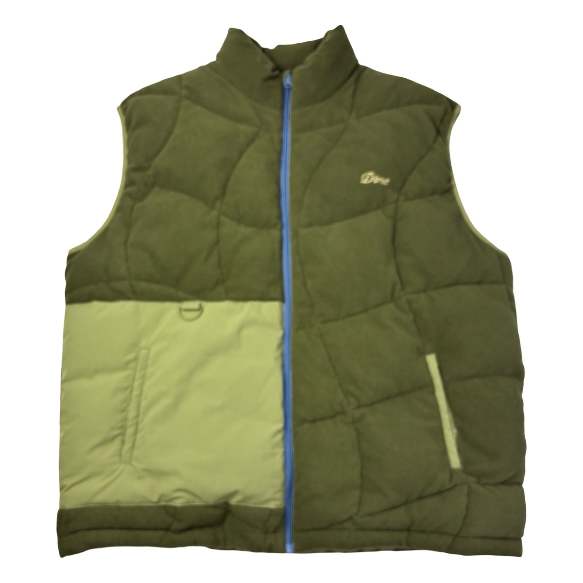 Dime Premium Tweed Puffer Vest Earth