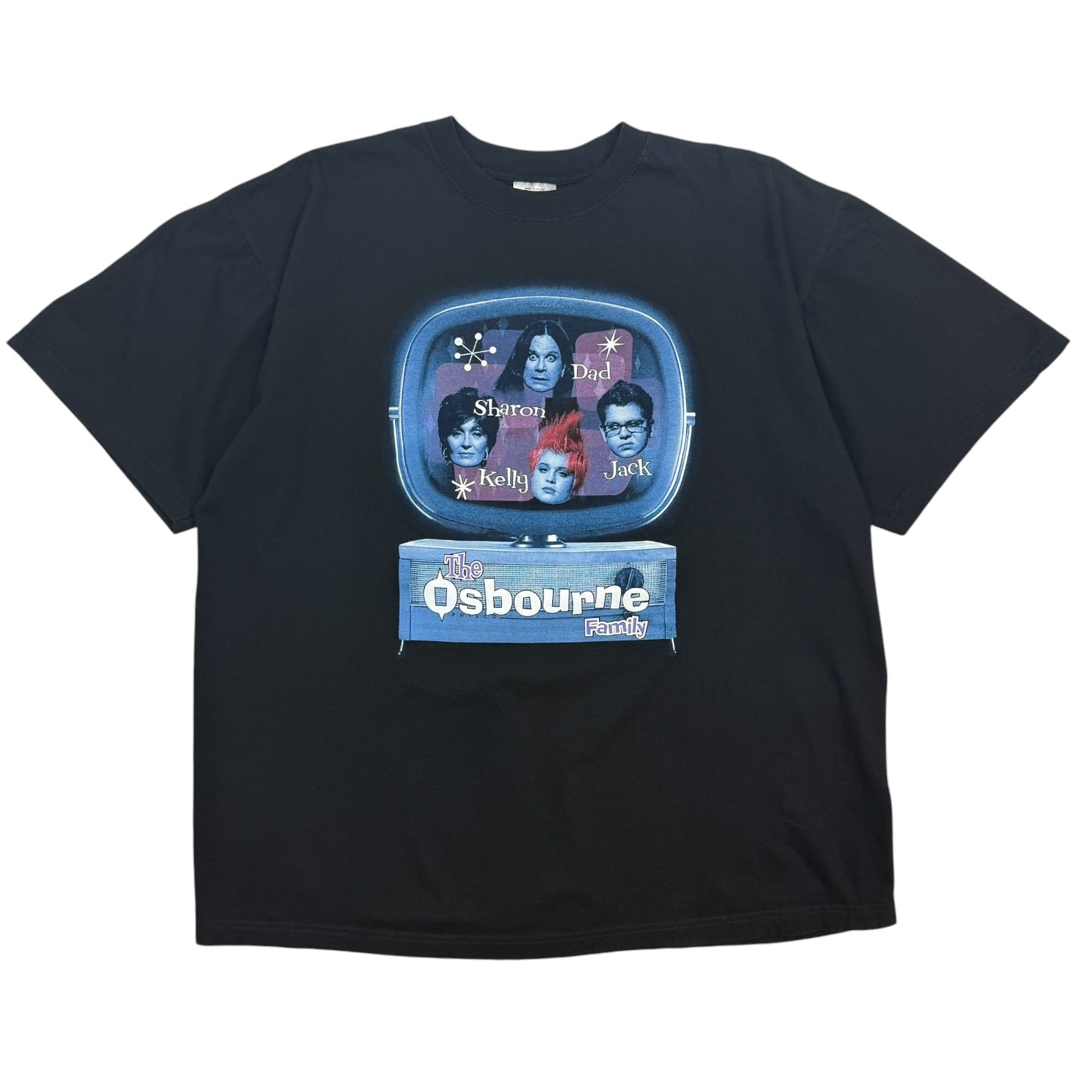 Vintage The Osbourne Family T-Shirt Black