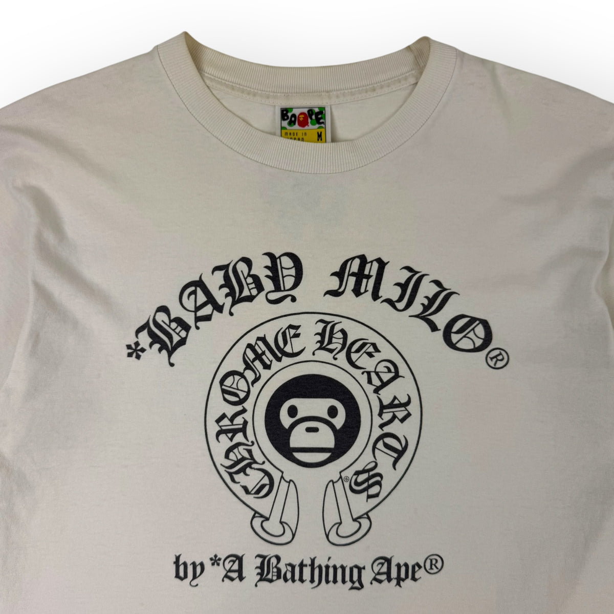 Chrome Hearts x Baby Milo Bape T-Shirt White